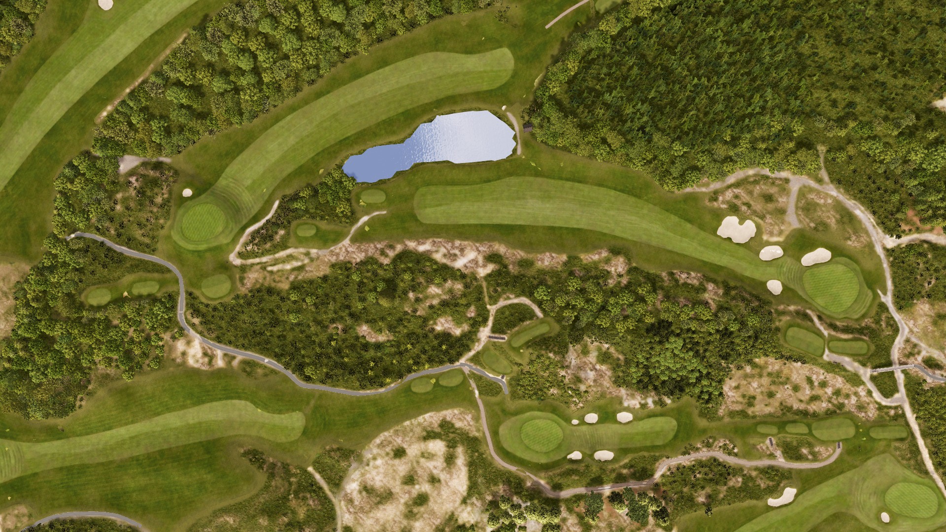 Hole 9 at Le Touquet Golf Resort