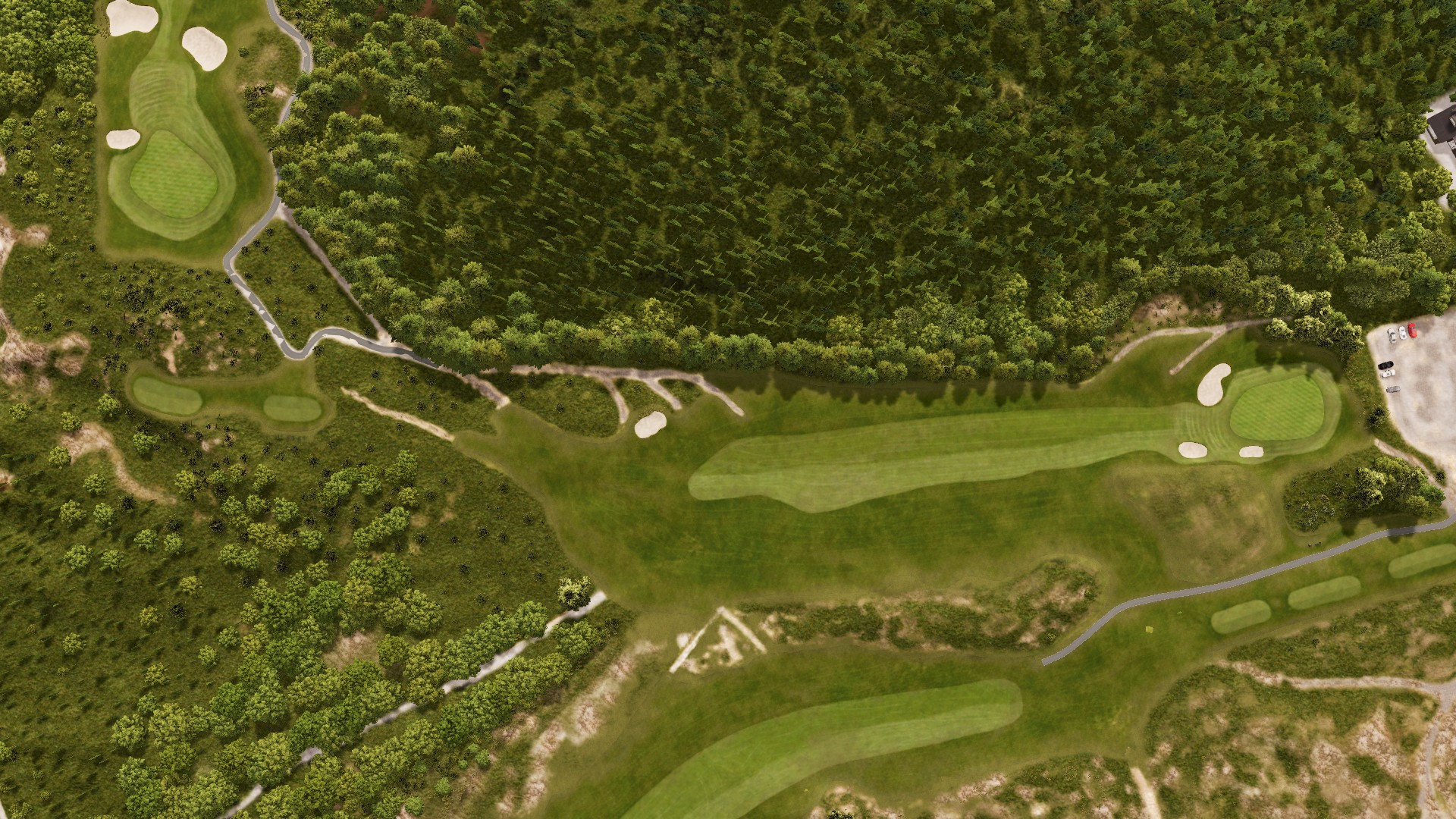 Hole 18 at Le Touquet Golf Resort