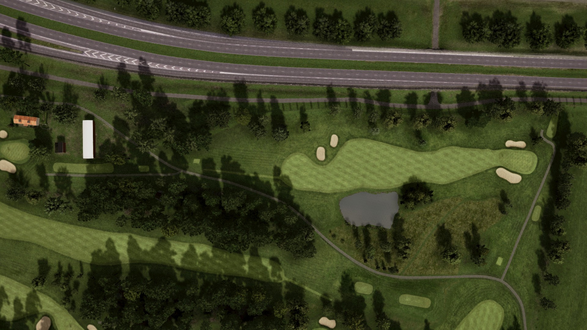 Hole 8 at Linköping GolfKlubb