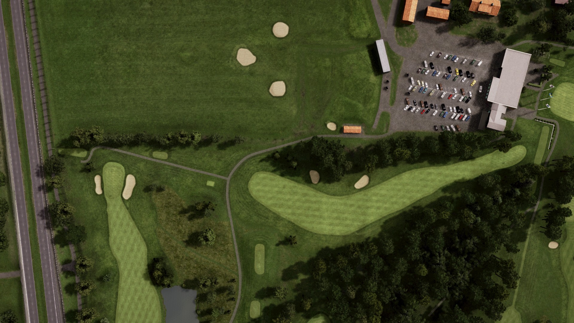 Hole 9 at Linköping GolfKlubb