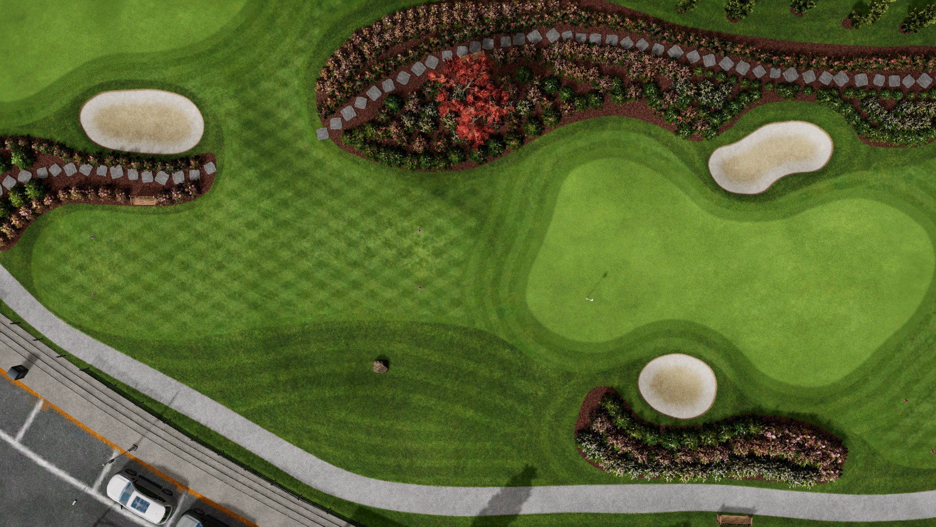 Hole 1 at London Gardens