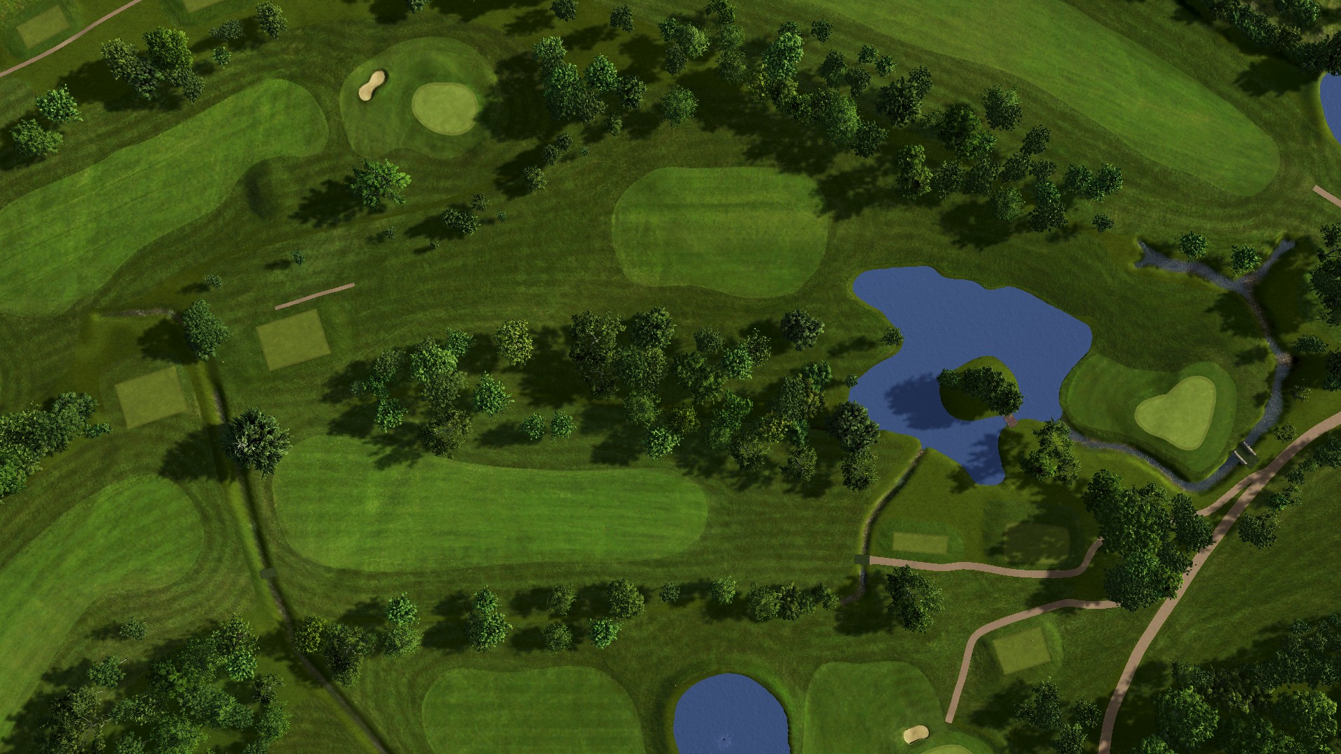 Hole 5 at Long Sutton G.C.