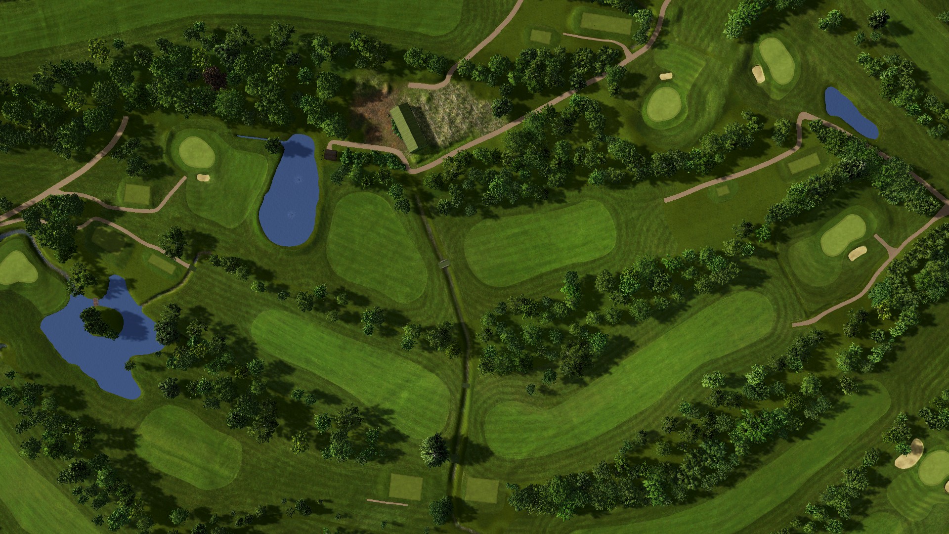 Hole 6 at Long Sutton G.C.