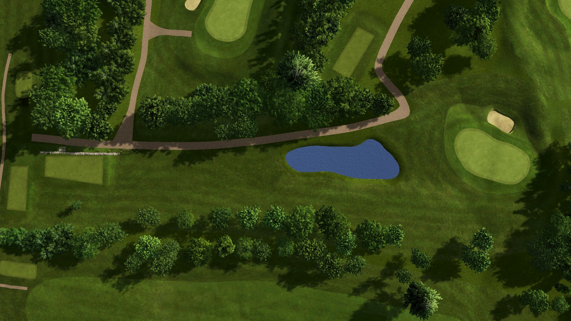 Hole 7 at Long Sutton G.C.