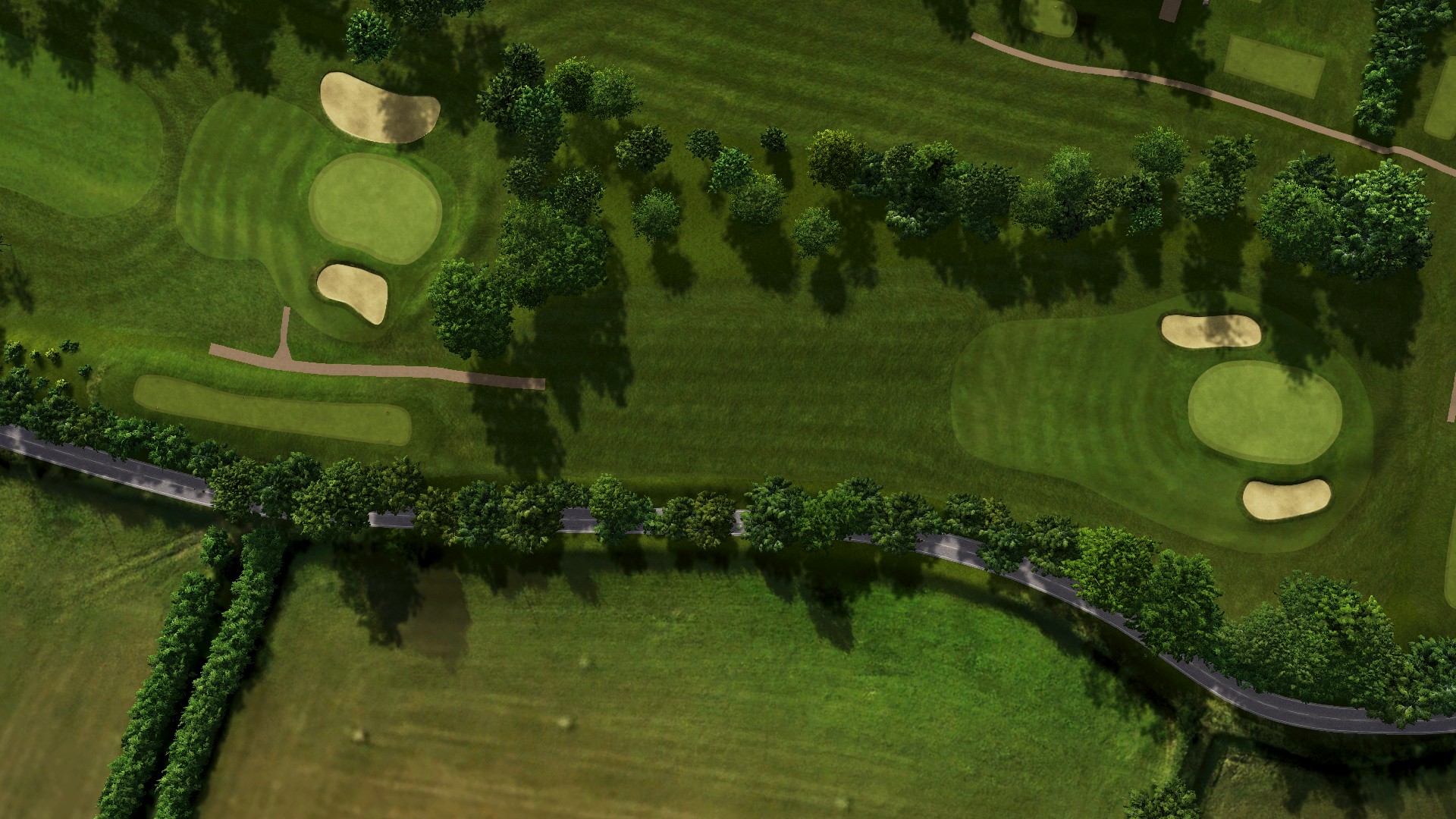 Hole 12 at Long Sutton G.C.