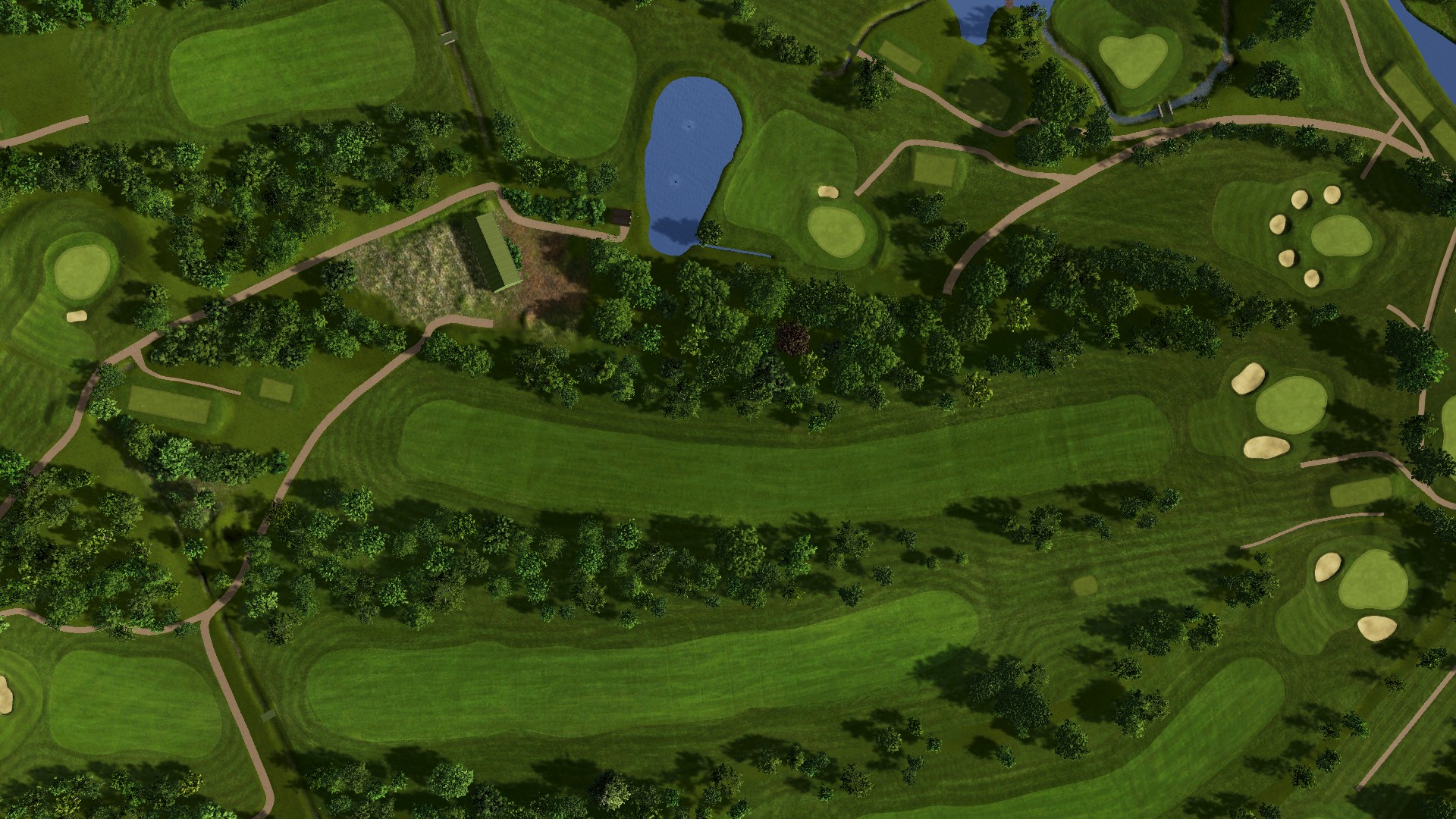 Hole 18 at Long Sutton G.C.