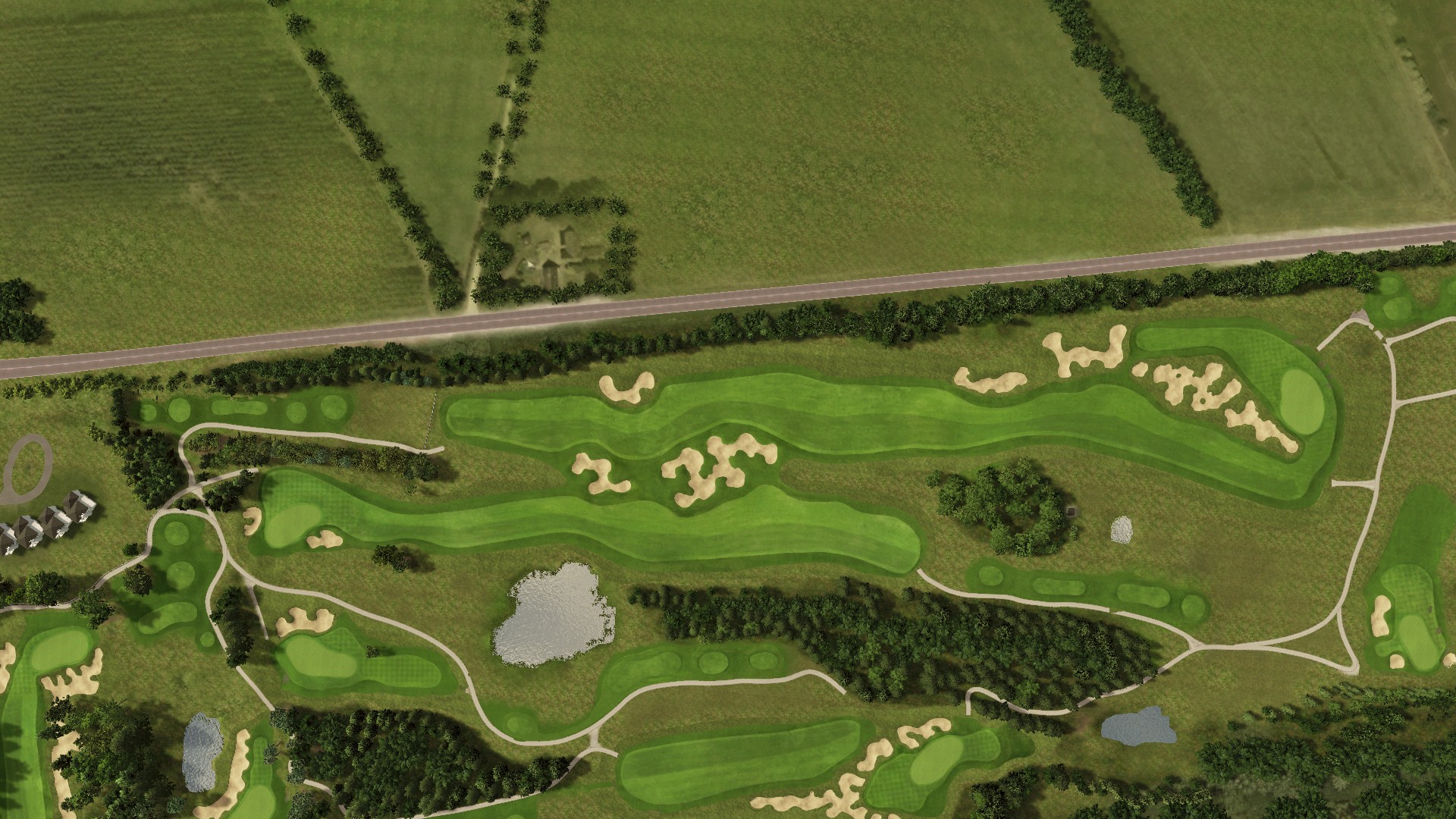 Hole 5 at Lübker Golf Resort Sand & Forest