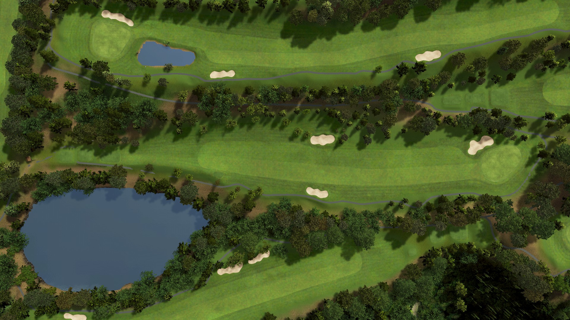 Hole 1 at Matsumoto Asama Country Club