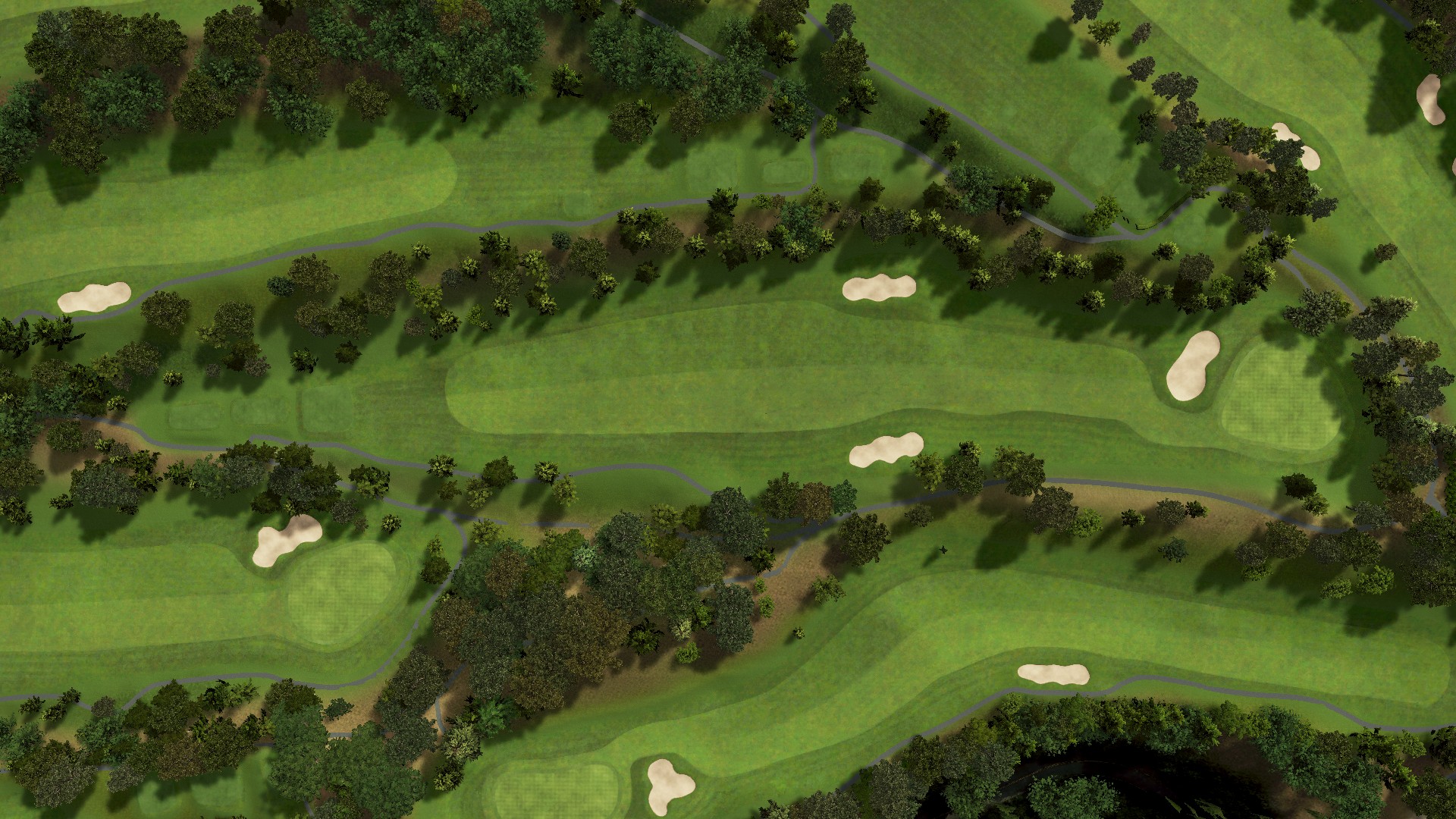 Hole 2 at Matsumoto Asama Country Club