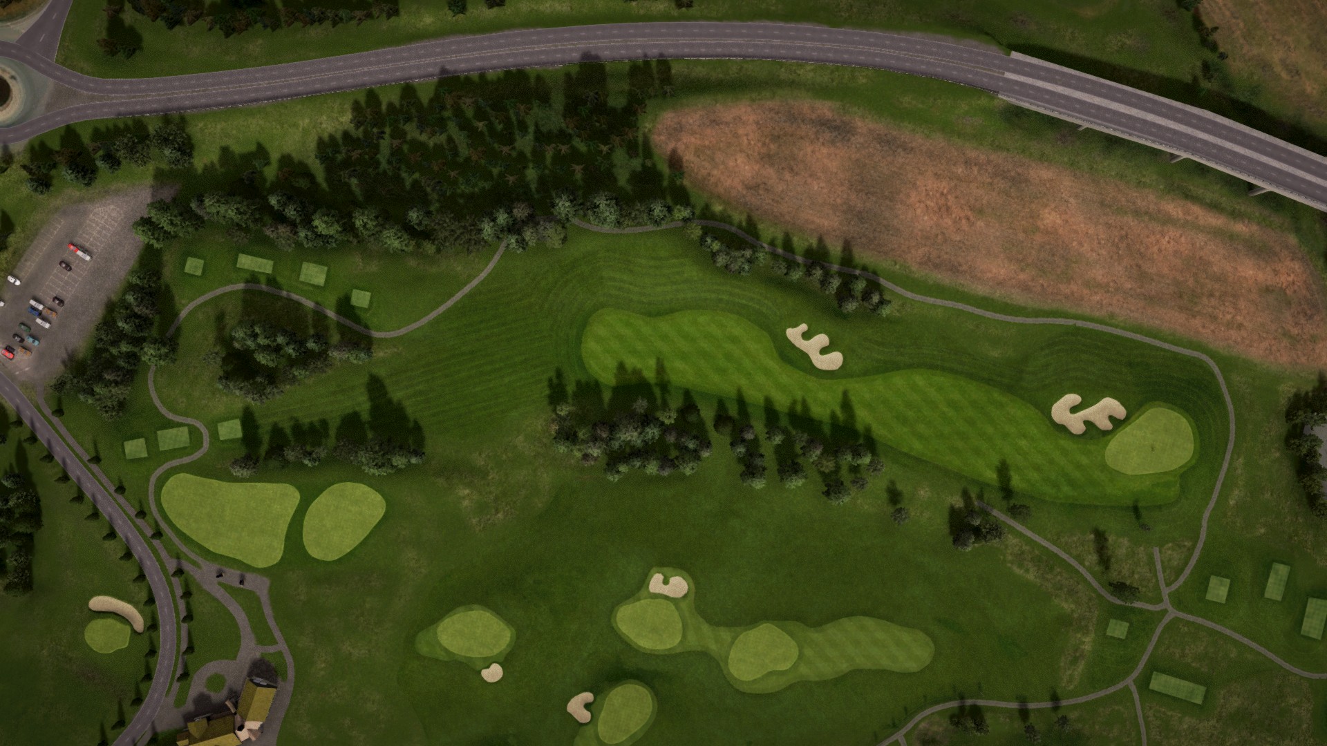 Hole 1 at Miklagard GolfKlubb