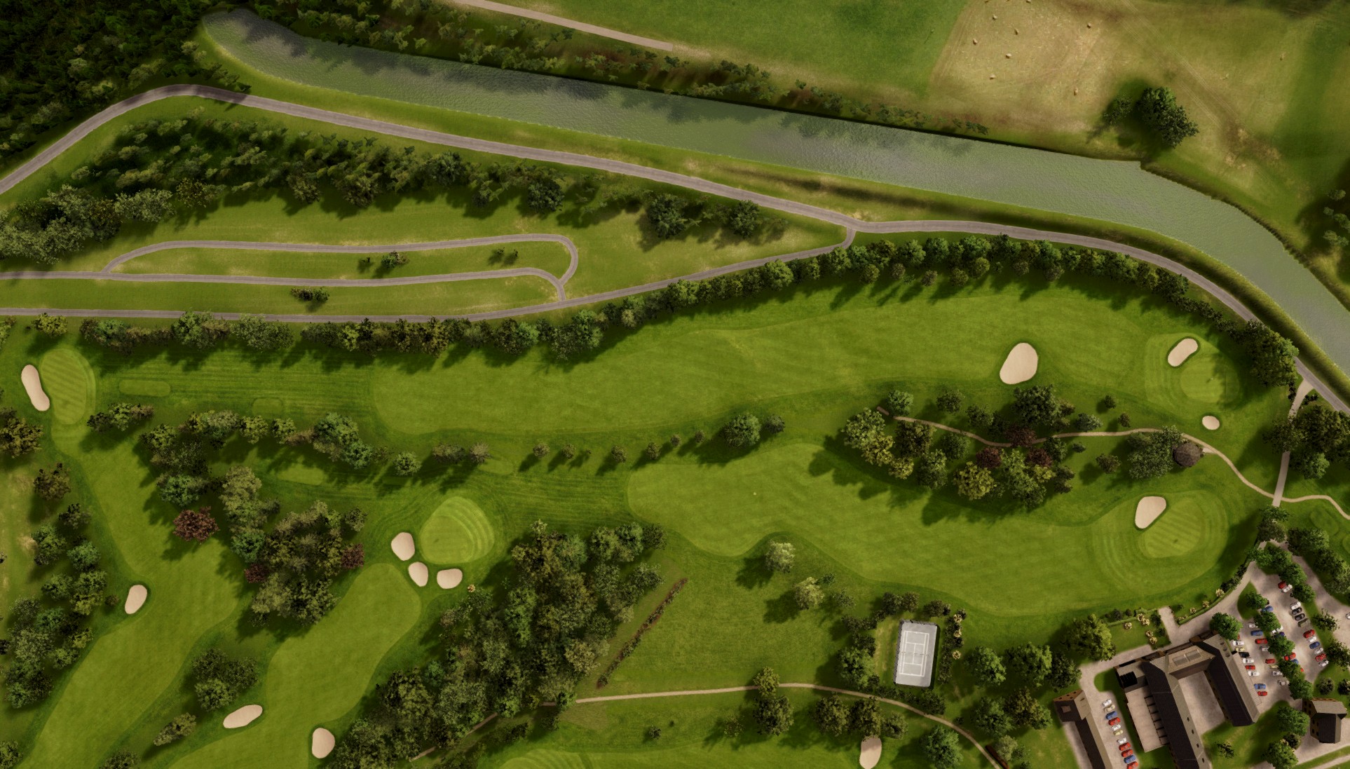 Hole 9 at Murhof Golf Club