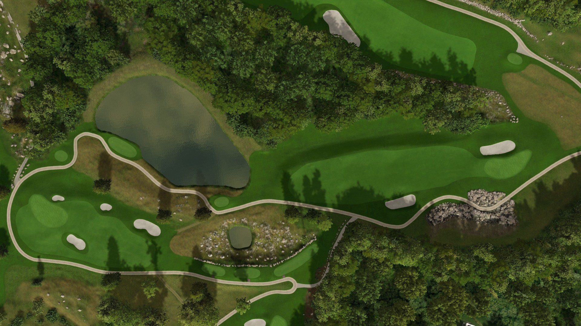 Hole 4 at Nemacolin - Mystic Rock