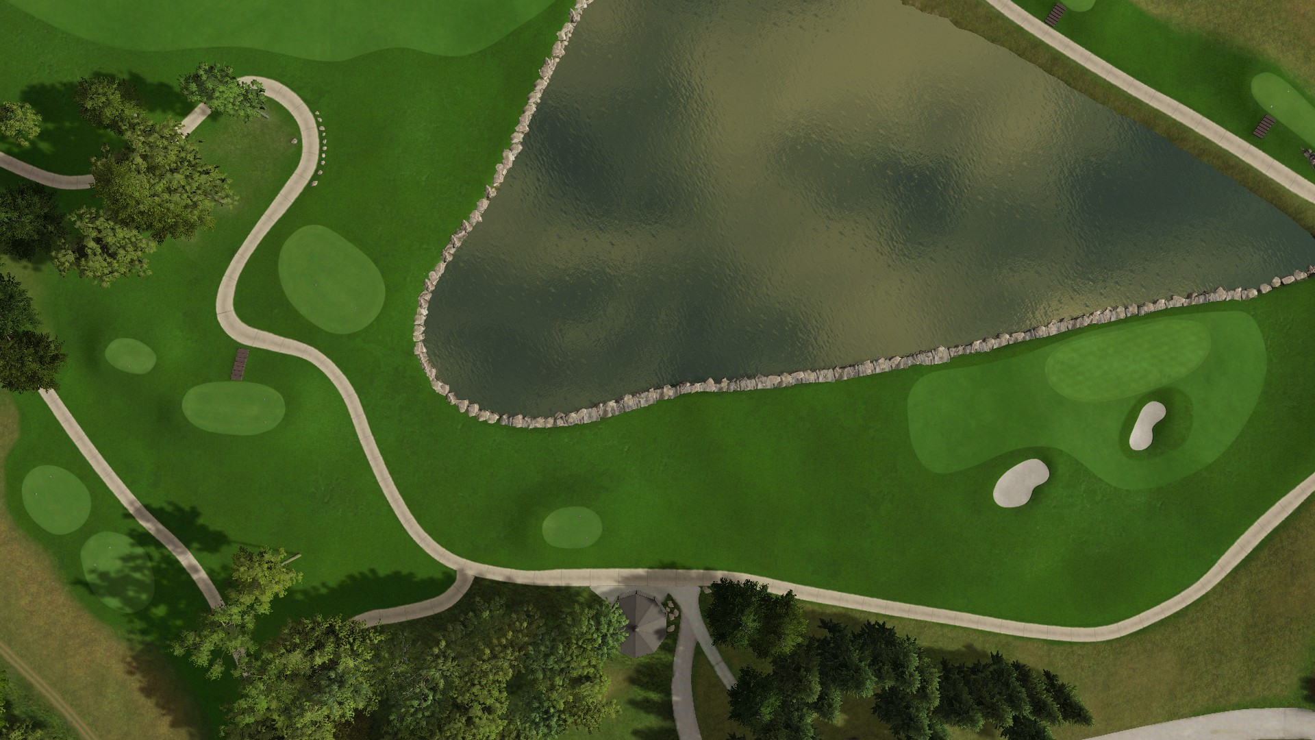 Hole 17 at Nemacolin - Mystic Rock