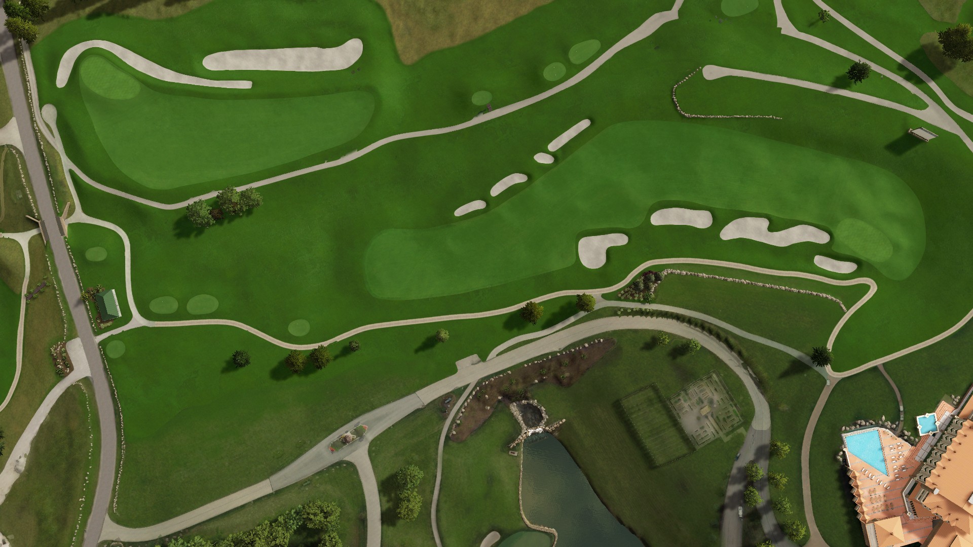 Hole 18 at Nemacolin - Mystic Rock