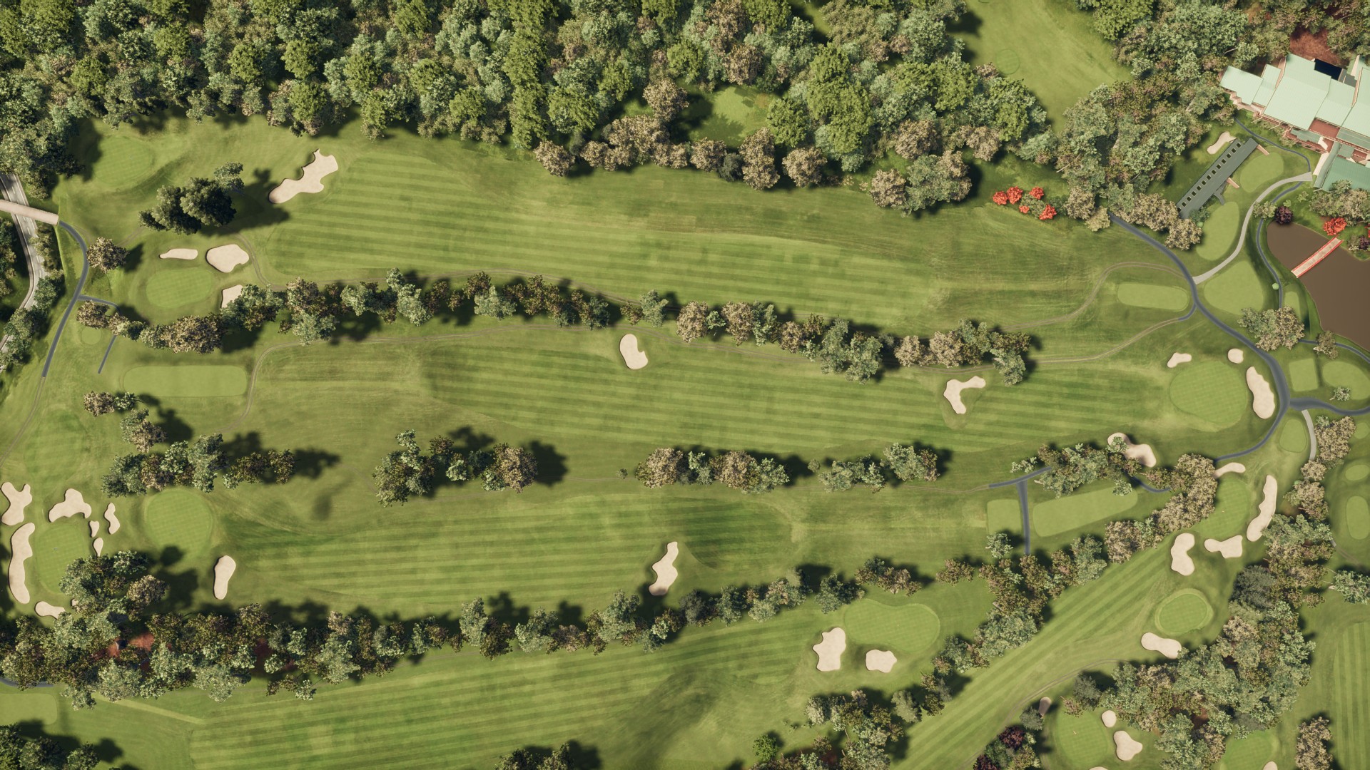 Hole 18 at Naruo Golf Club