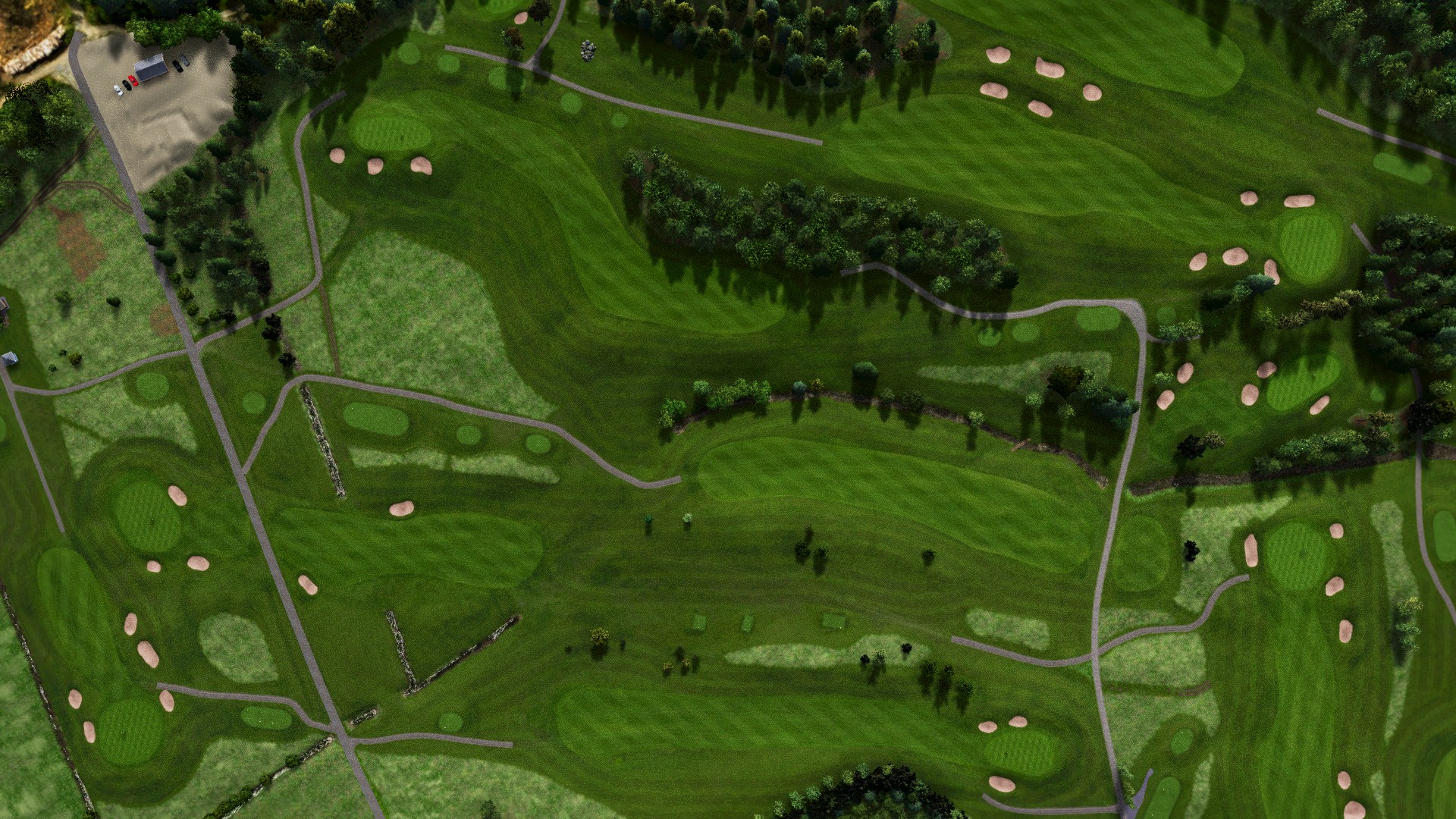 Hole 13 at Nokia River River Course