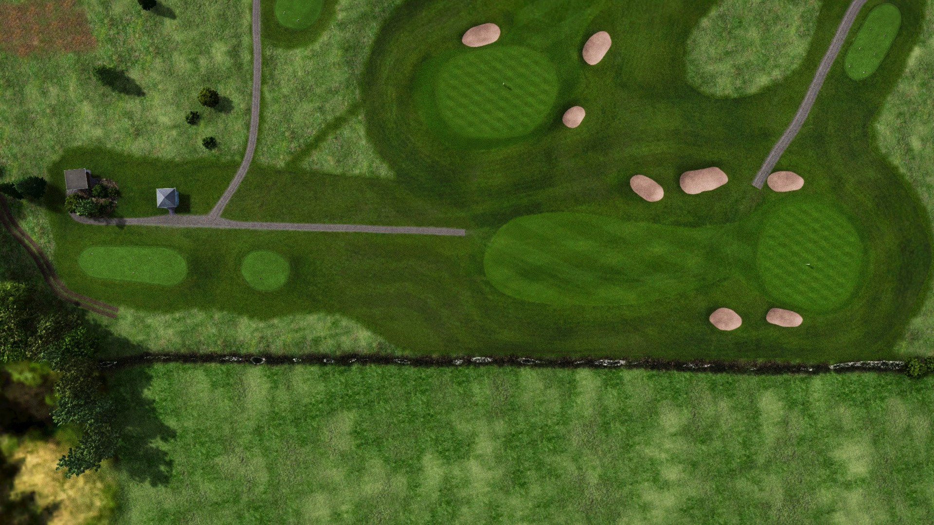 Hole 15 at Nokia River River Course