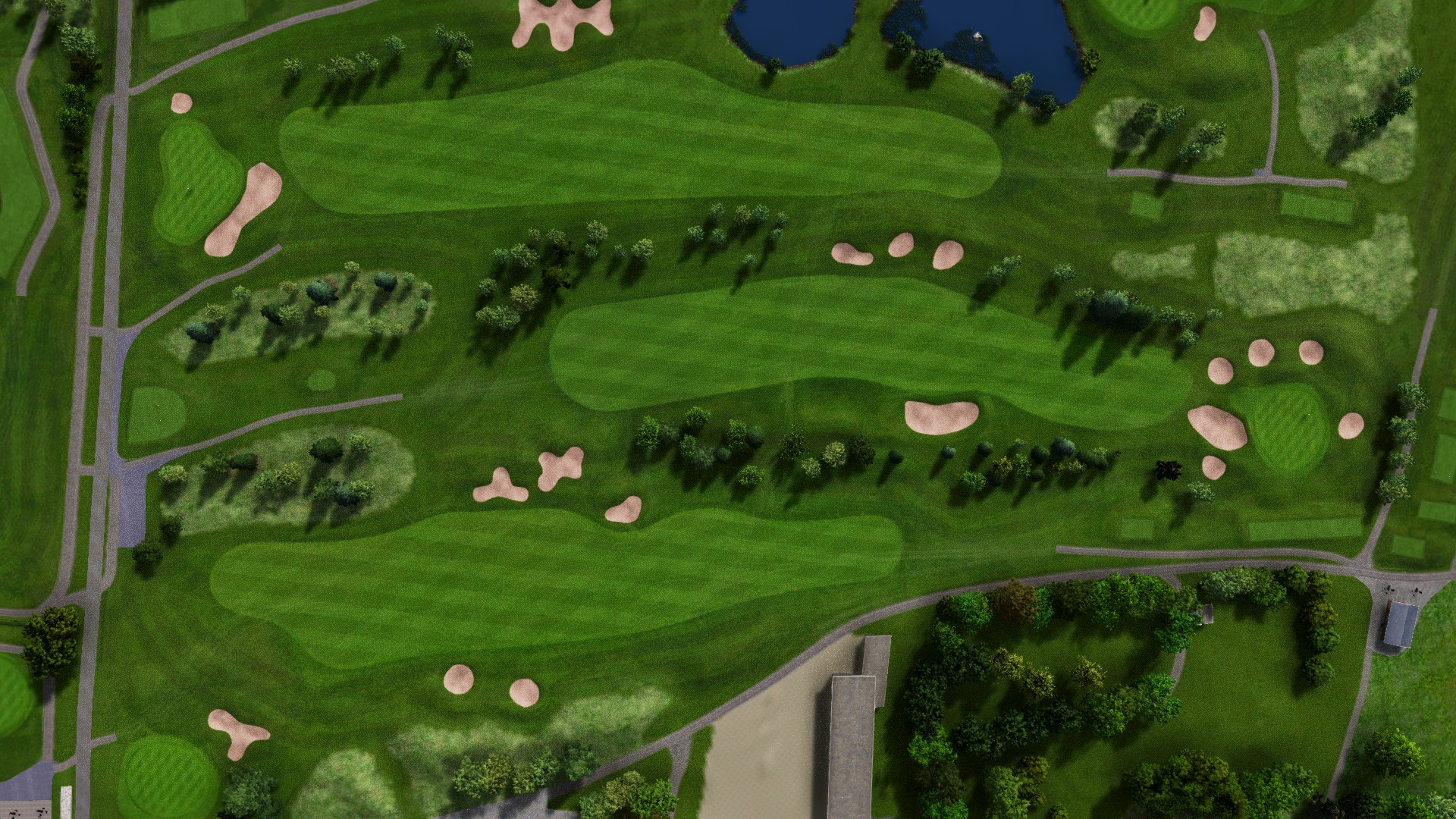 Hole 1 at Nokia River Rock Course
