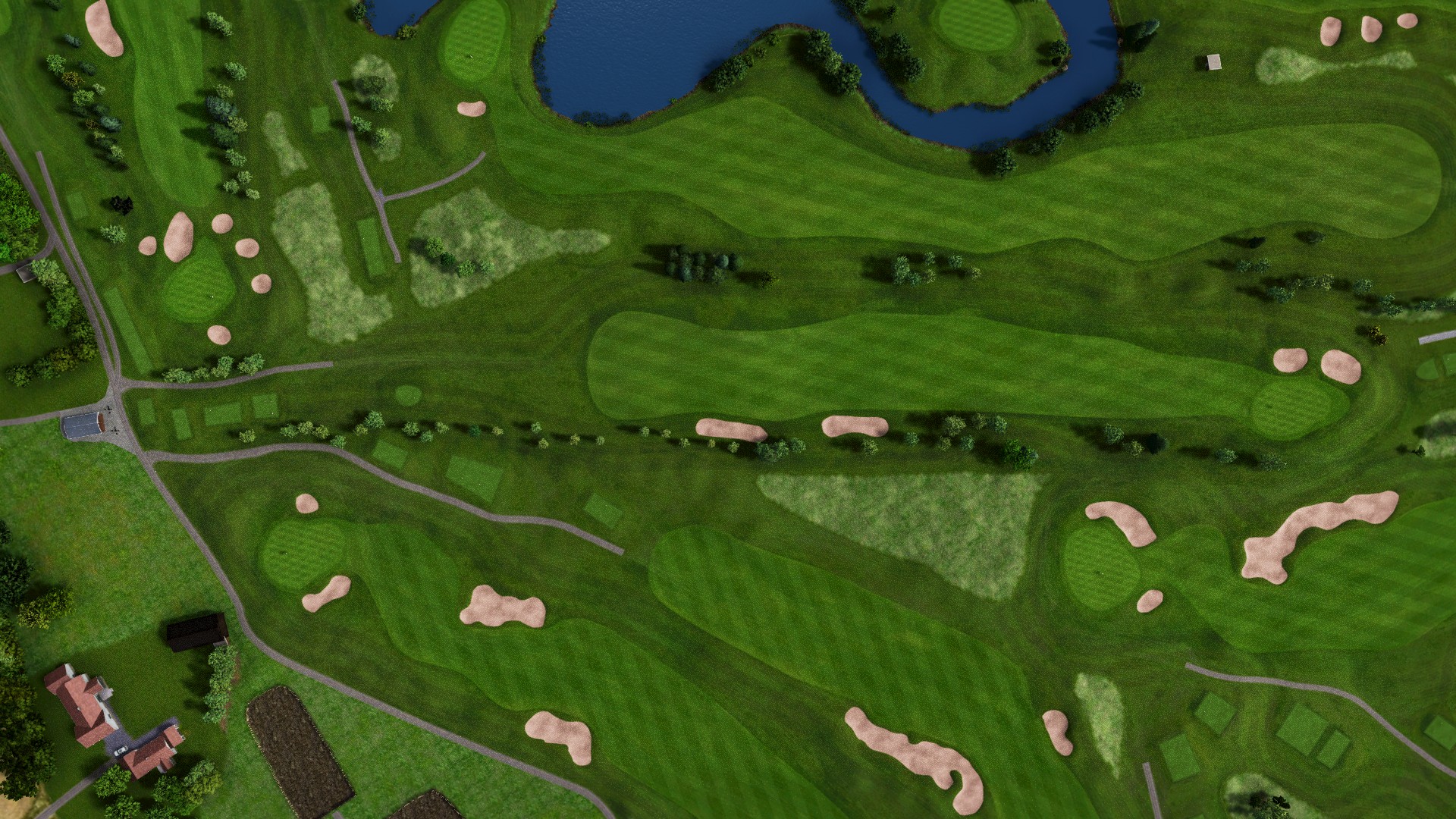 Hole 2 at Nokia River Rock Course