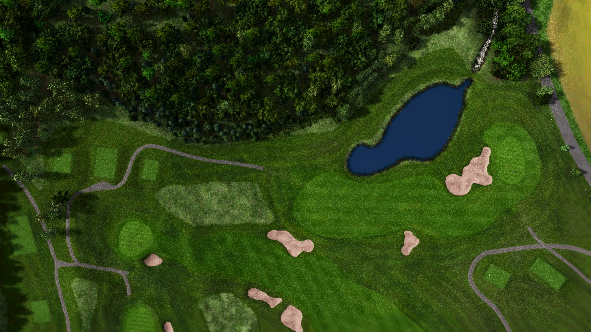 Hole 6 at Nokia River Rock Course