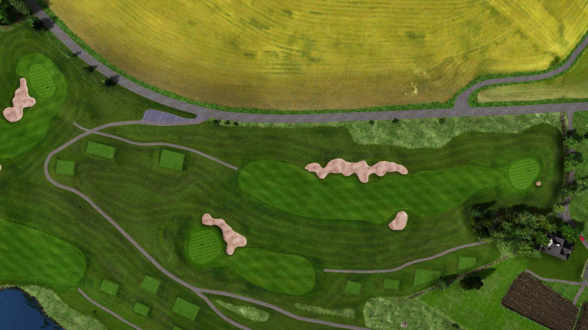 Hole 7 at Nokia River Rock Course