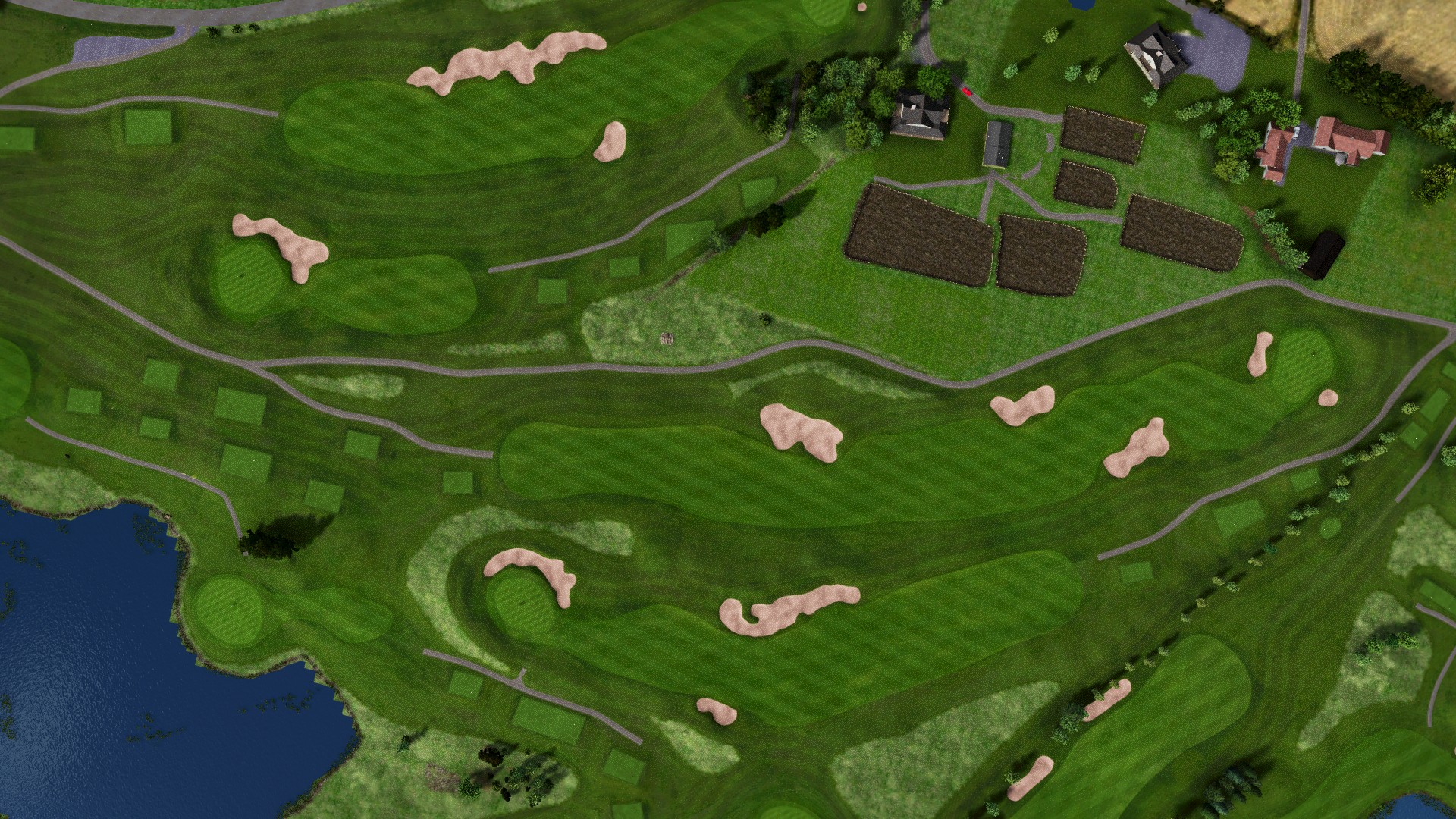Hole 9 at Nokia River Rock Course