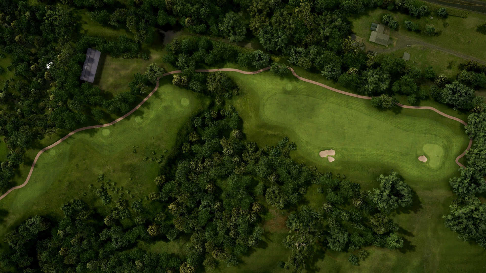Hole 2 at North Shore Preserve