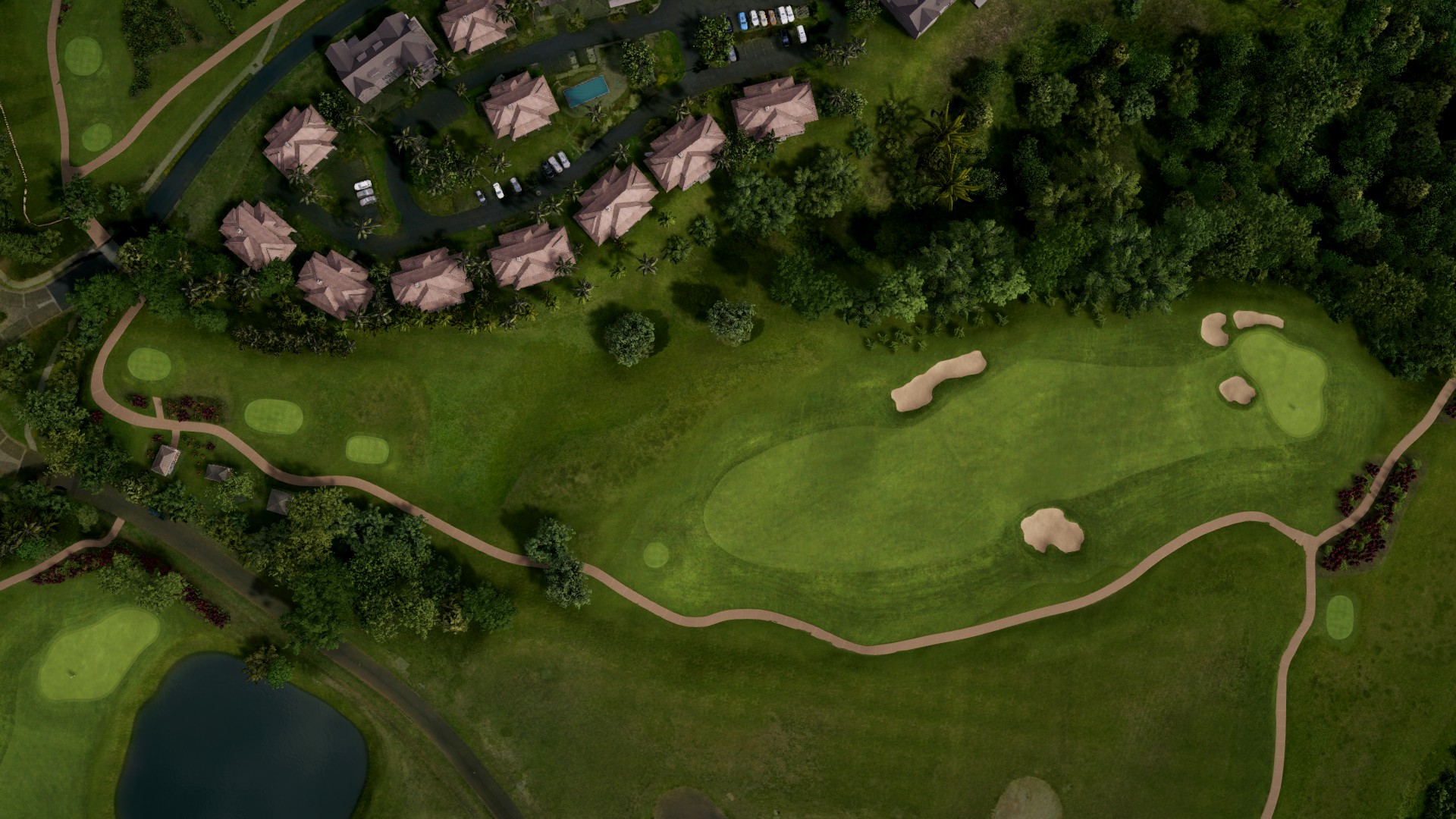 Hole 9 at North Shore Preserve