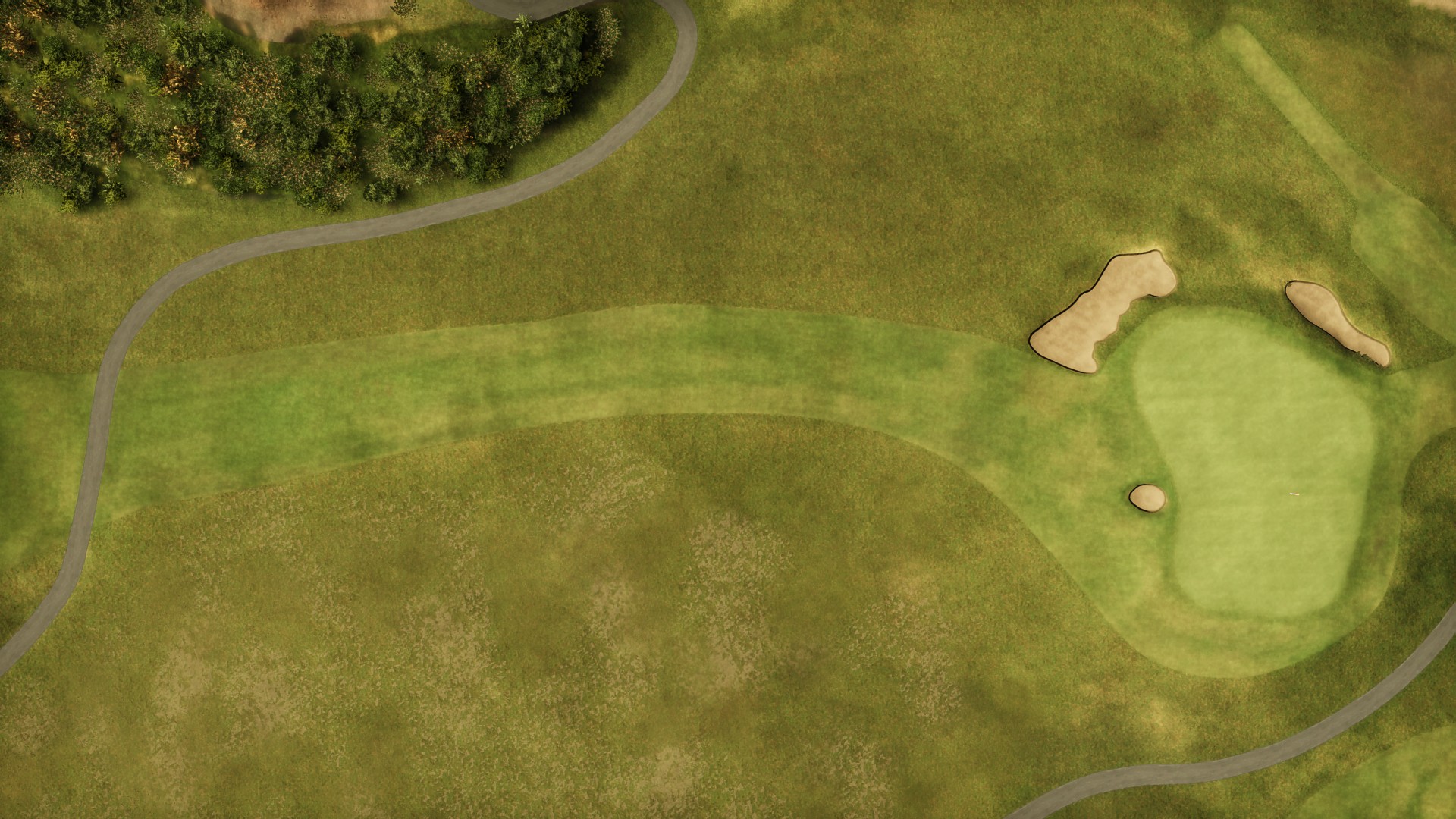 Hole 2 at Old Macdonald