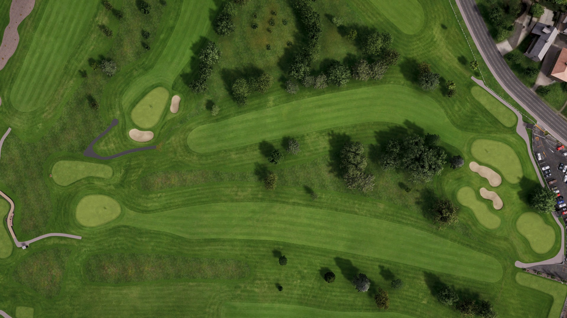 Hole 9 at Omanu GC