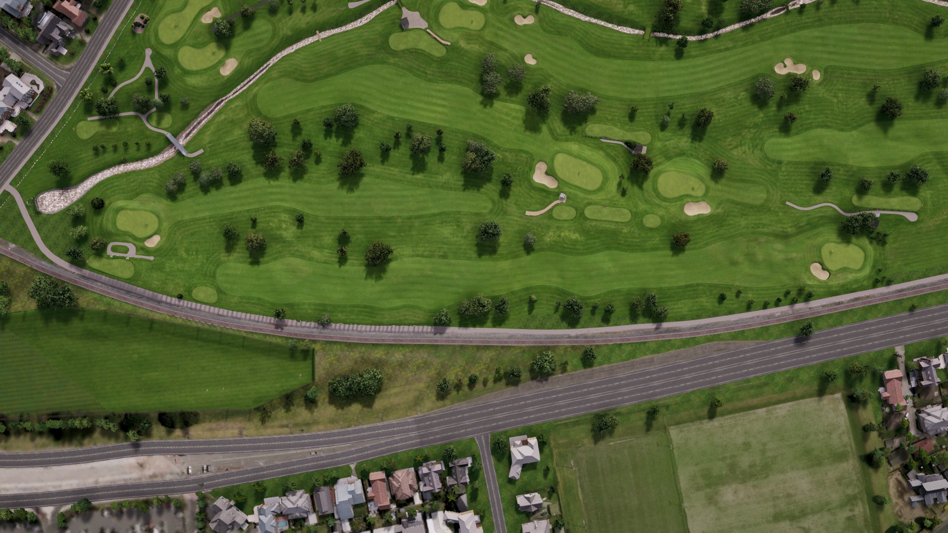 Hole 13 at Omanu GC