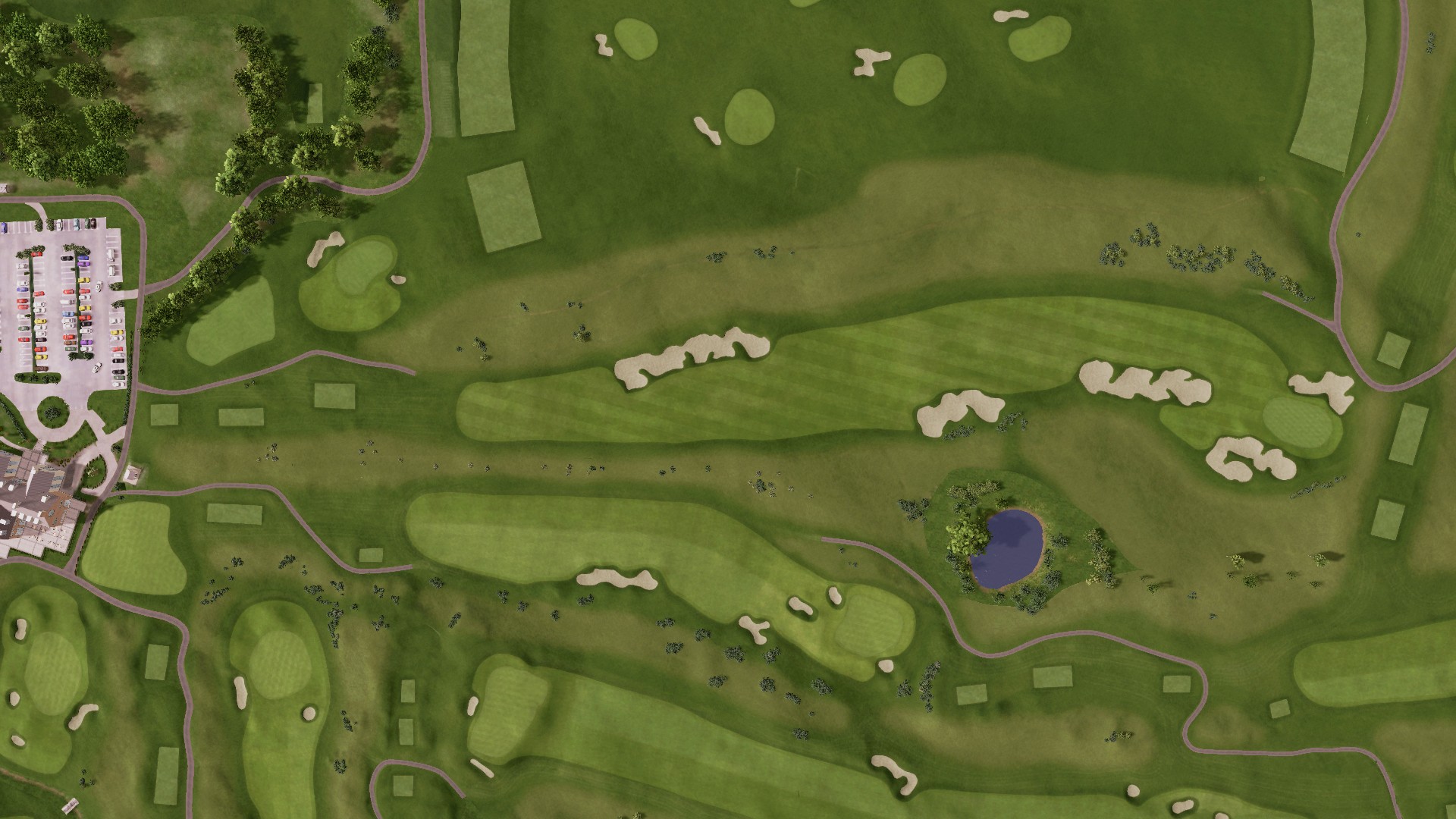 Hole 1 at The National - Lakes Course