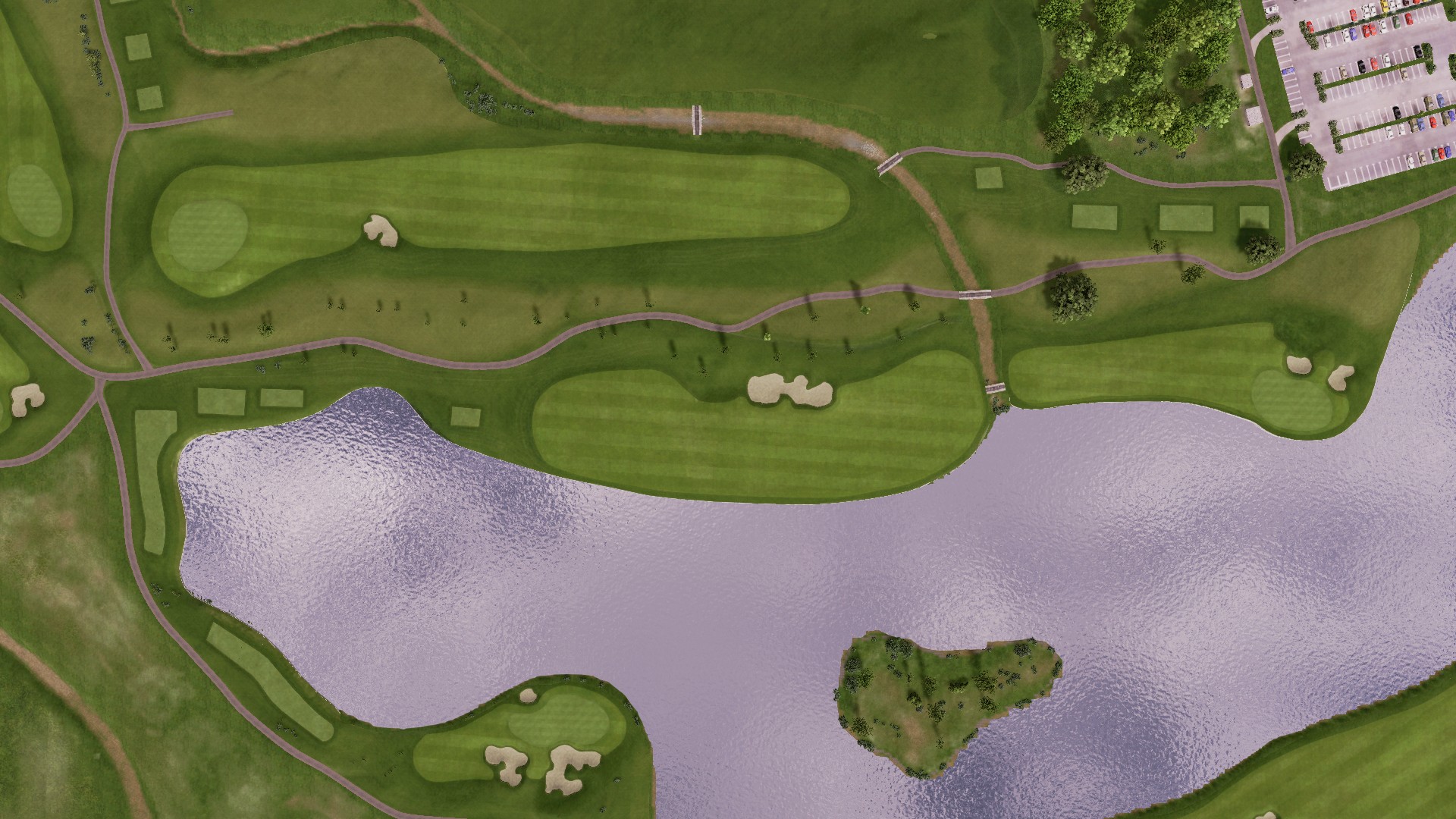 Hole 9 at The National - Lakes Course