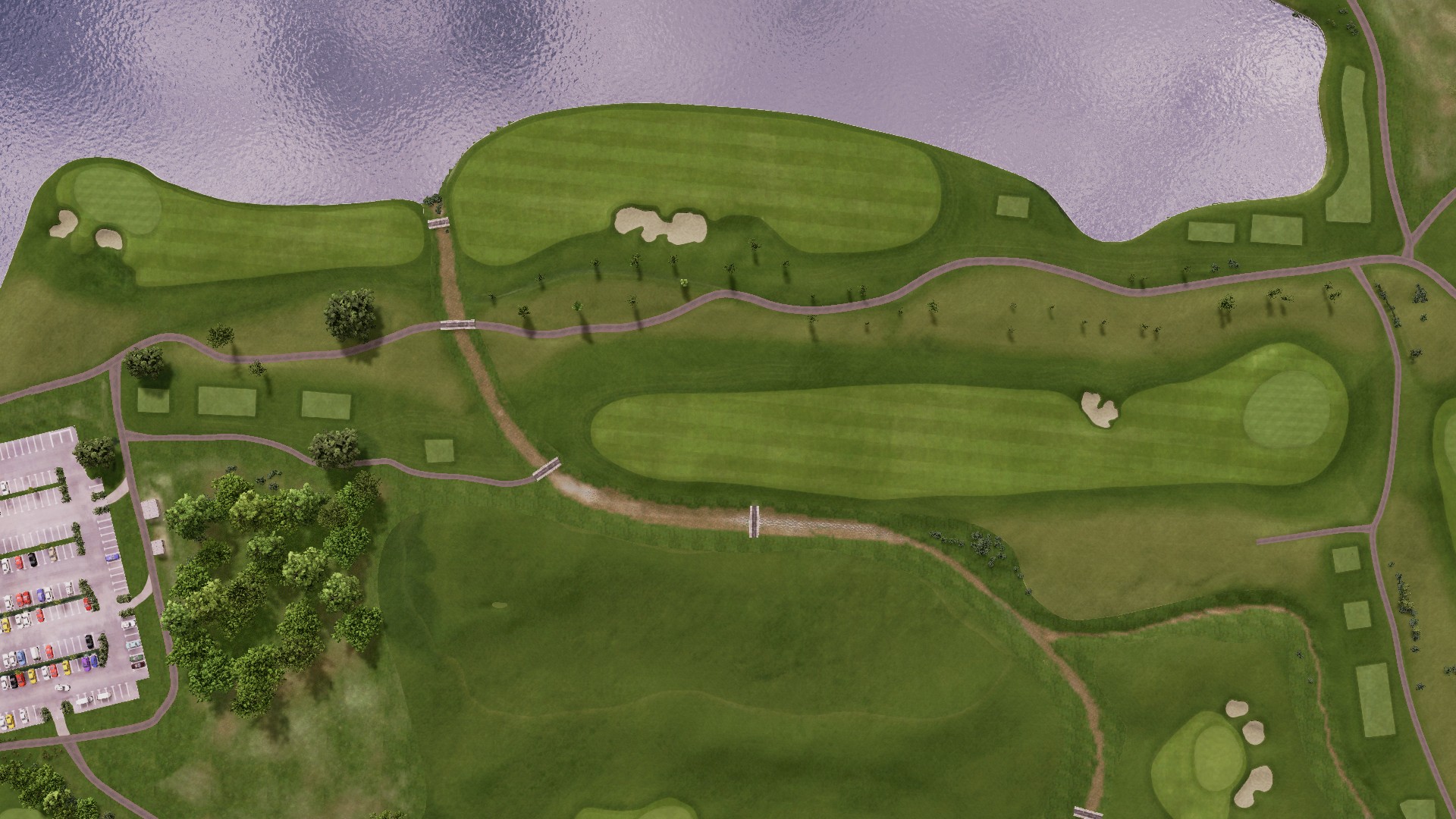 Hole 10 at The National - Lakes Course