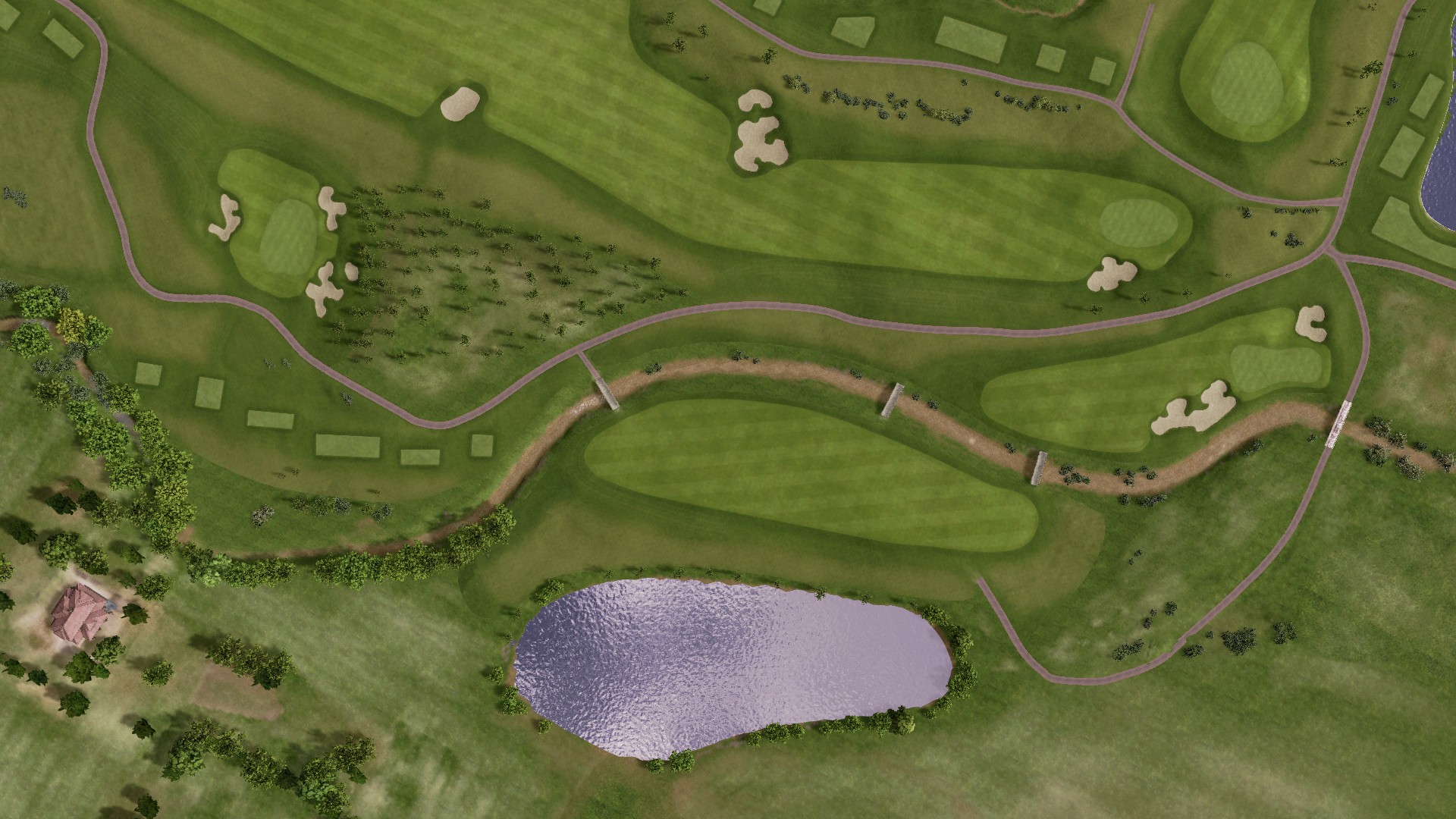 Hole 16 at The National - Lakes Course