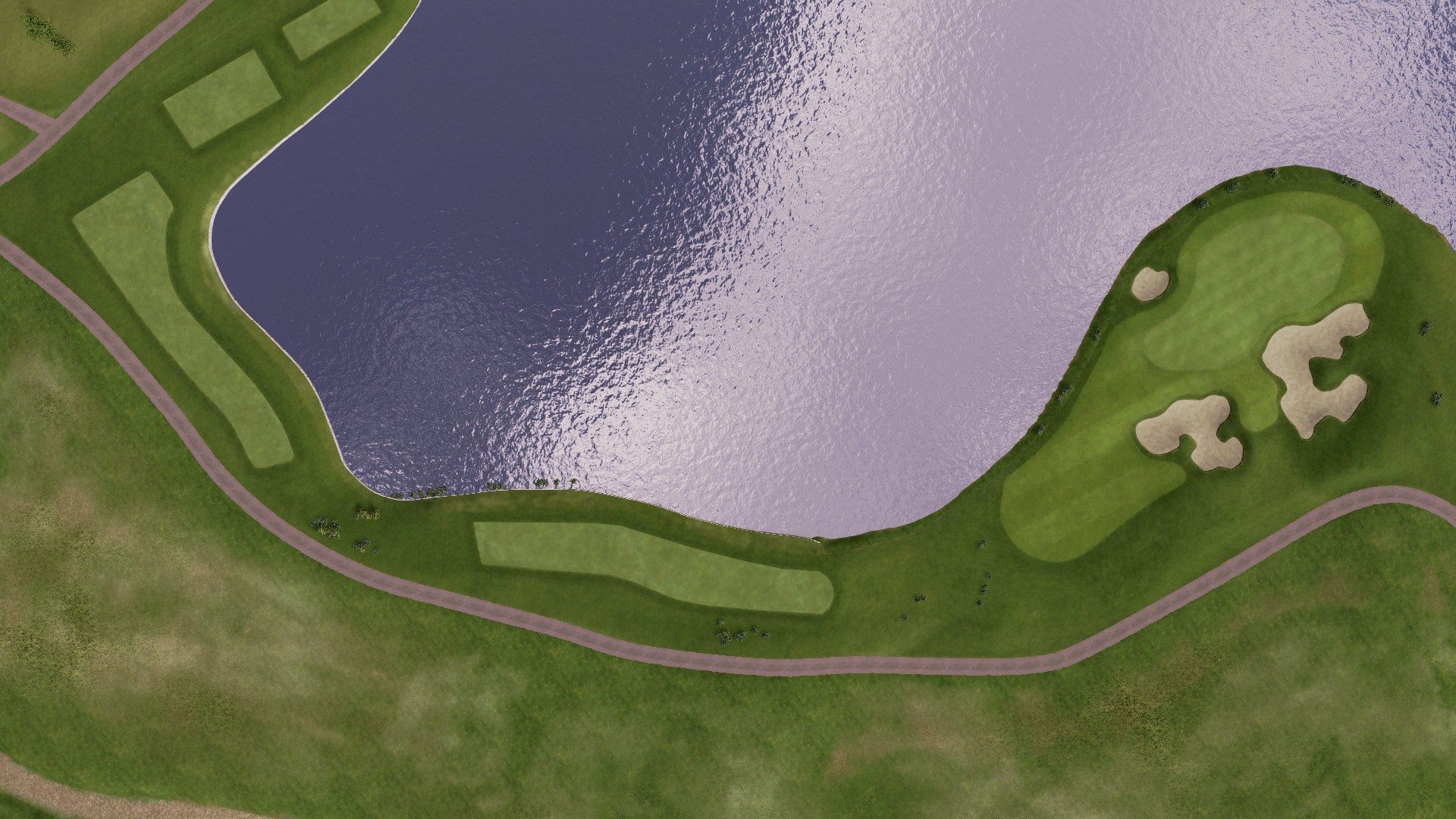 Hole 17 at The National - Lakes Course