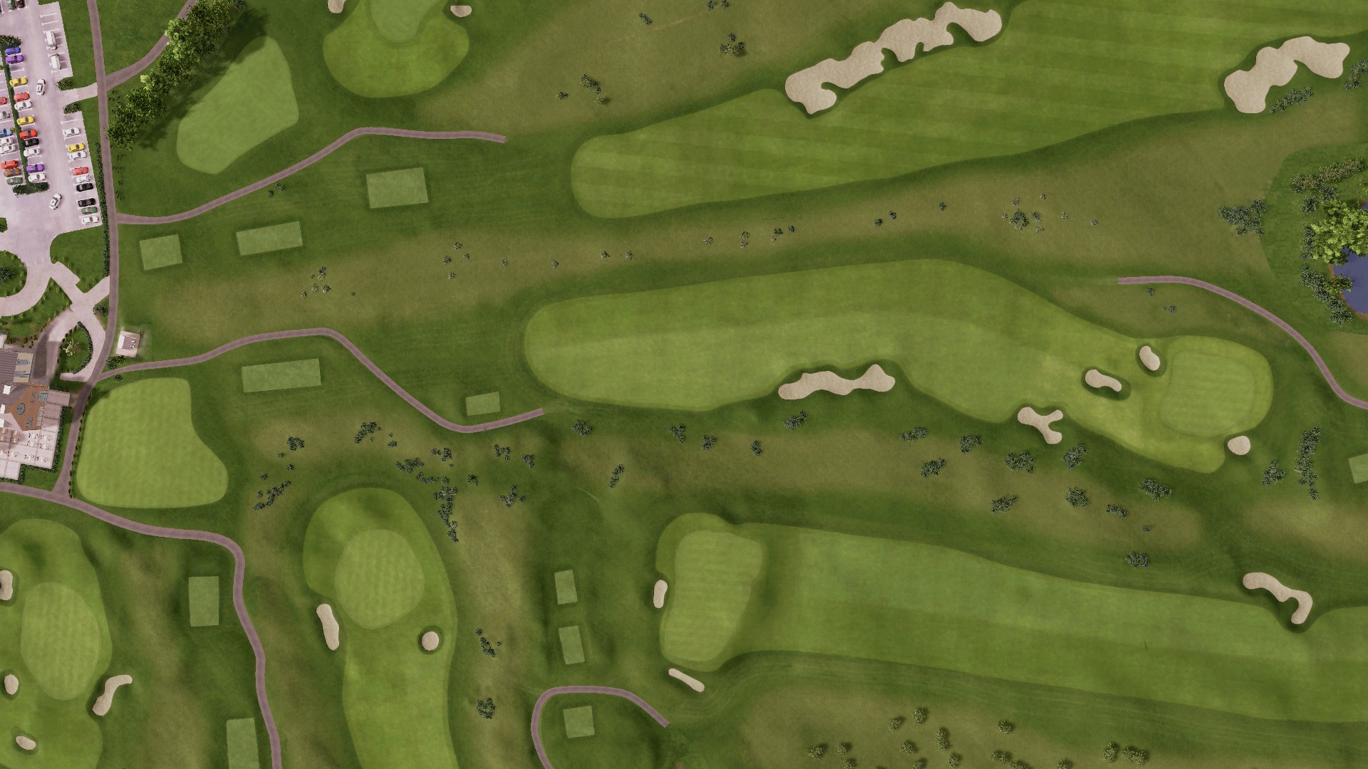 Hole 1 at The National - Links Course