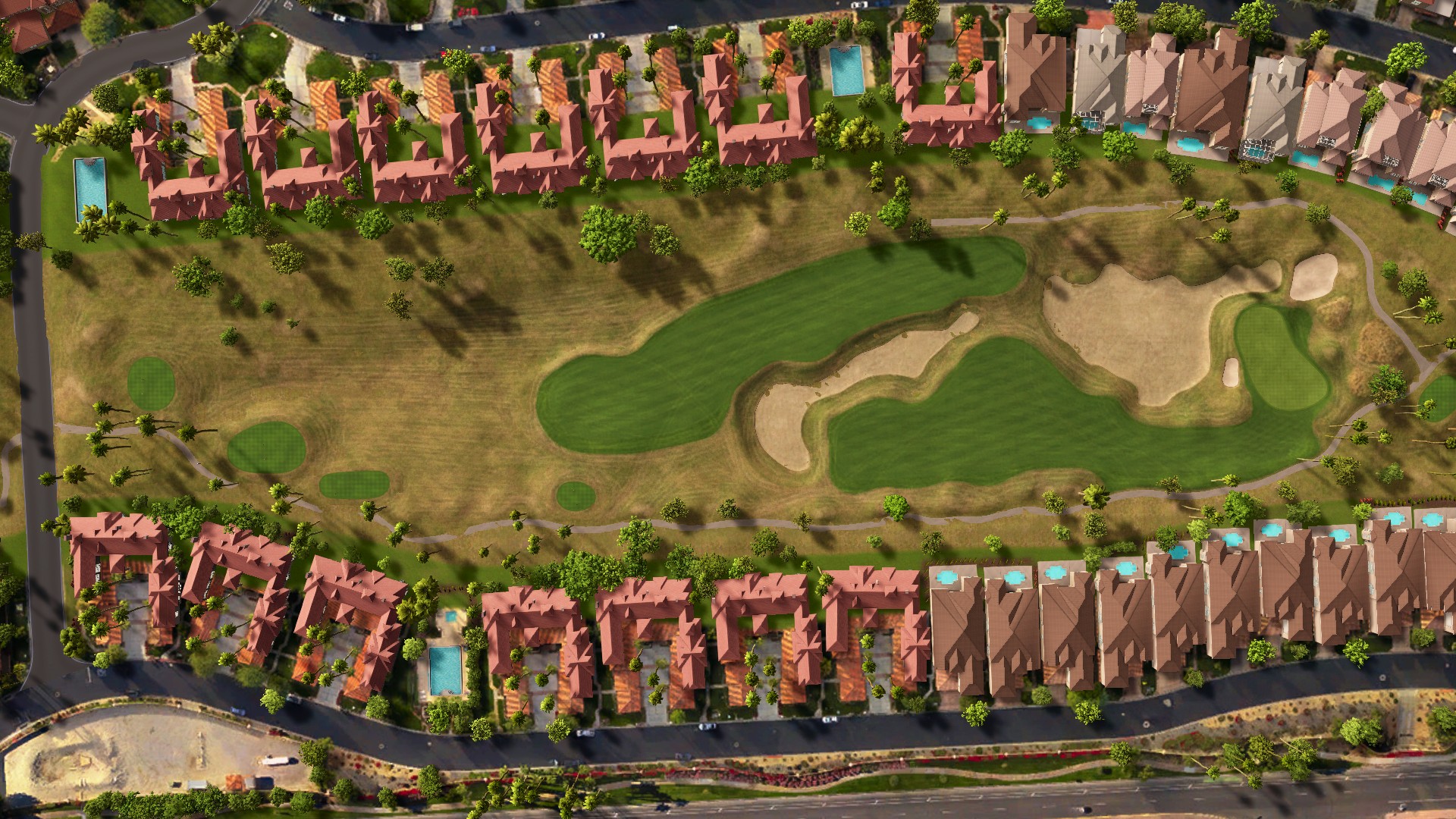 Hole 5 at PGA West Nicklaus Tournament Course