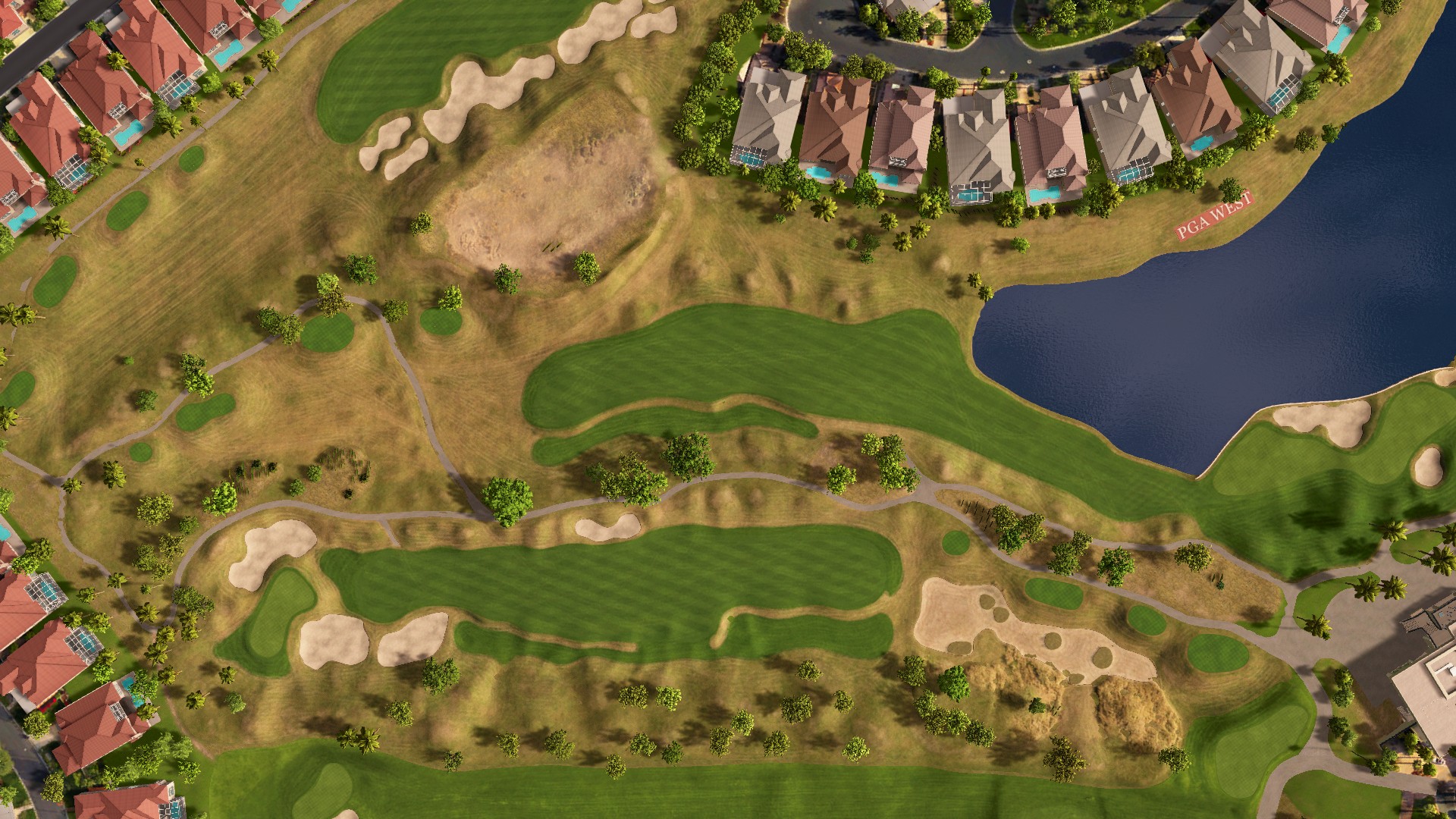 Hole 9 at PGA West Nicklaus Tournament Course