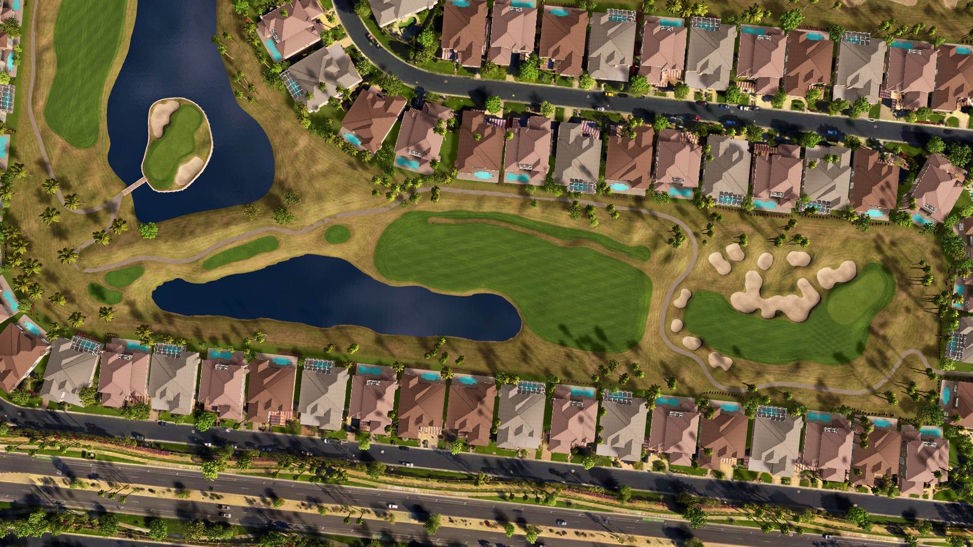 Hole 16 at PGA West Nicklaus Tournament Course