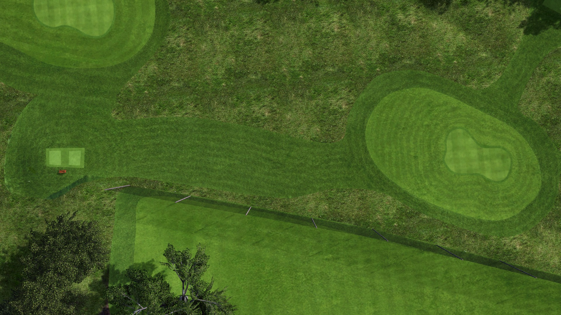 Hole 3 at Golf Lounge Resort – Red Course