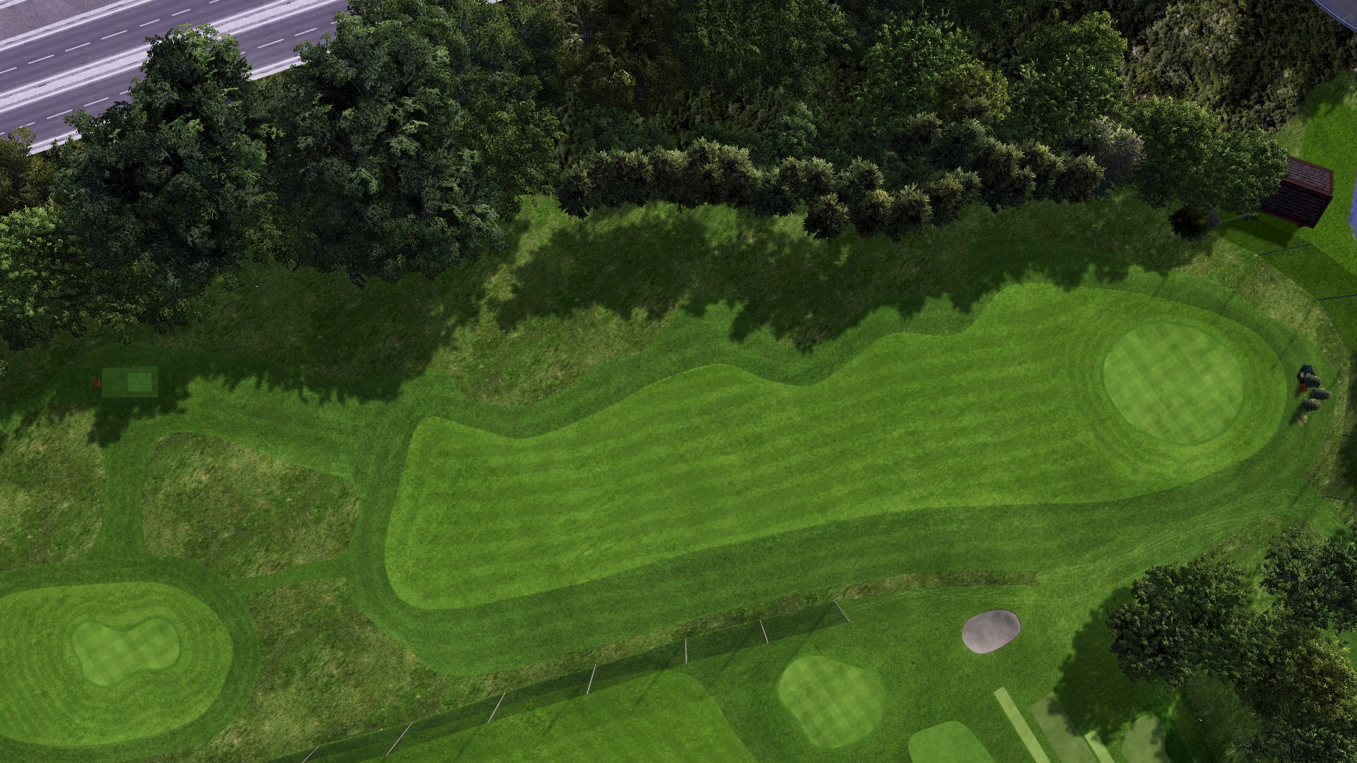 Hole 4 at Golf Lounge Resort – Red Course