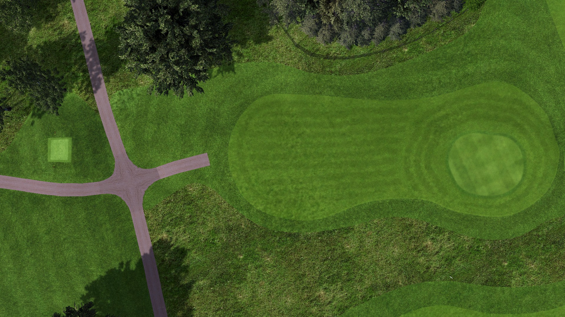 Hole 6 at Golf Lounge Resort – Red Course