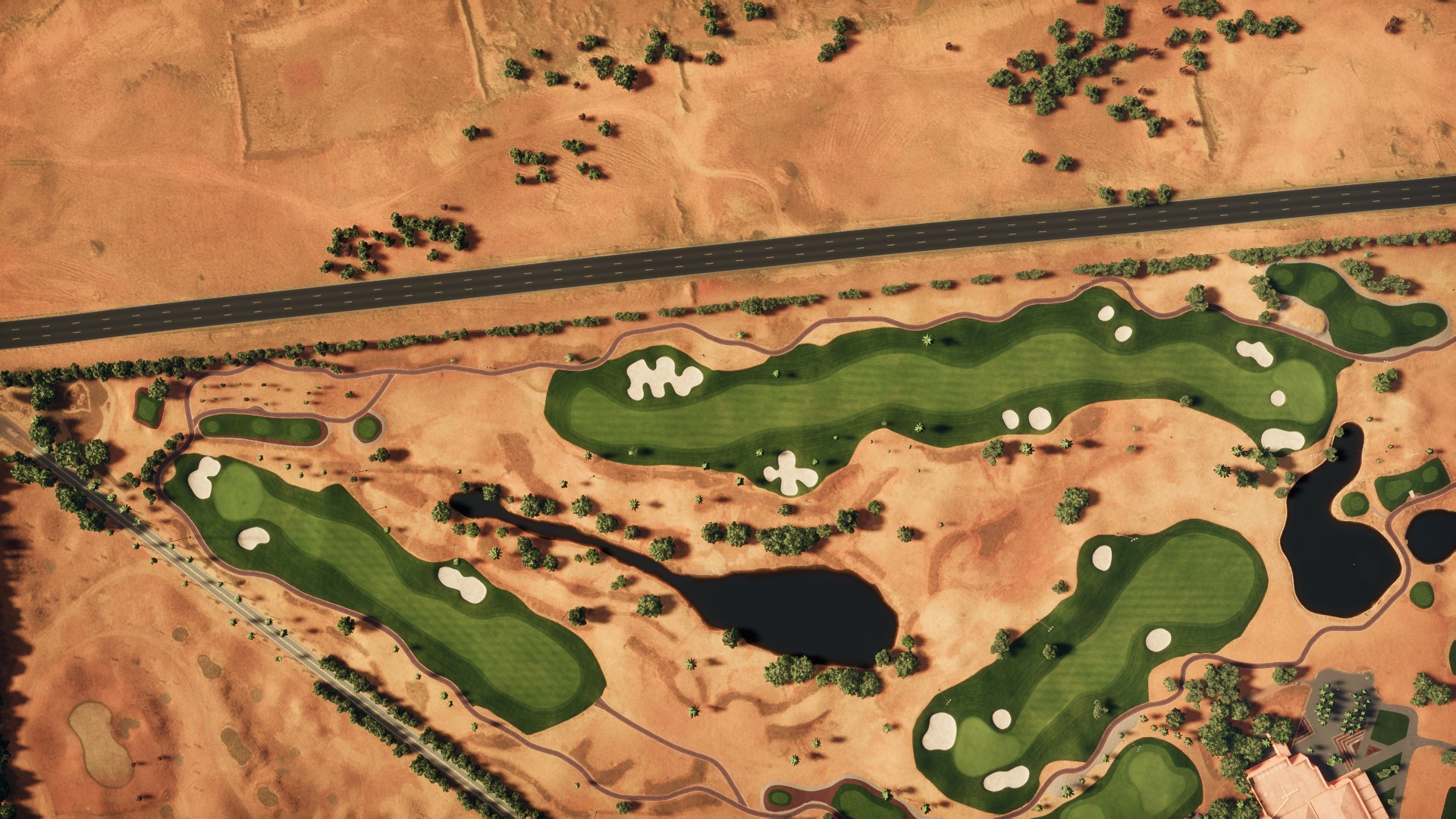 Hole 3 at Riyadh Golf Club - LIV Edition