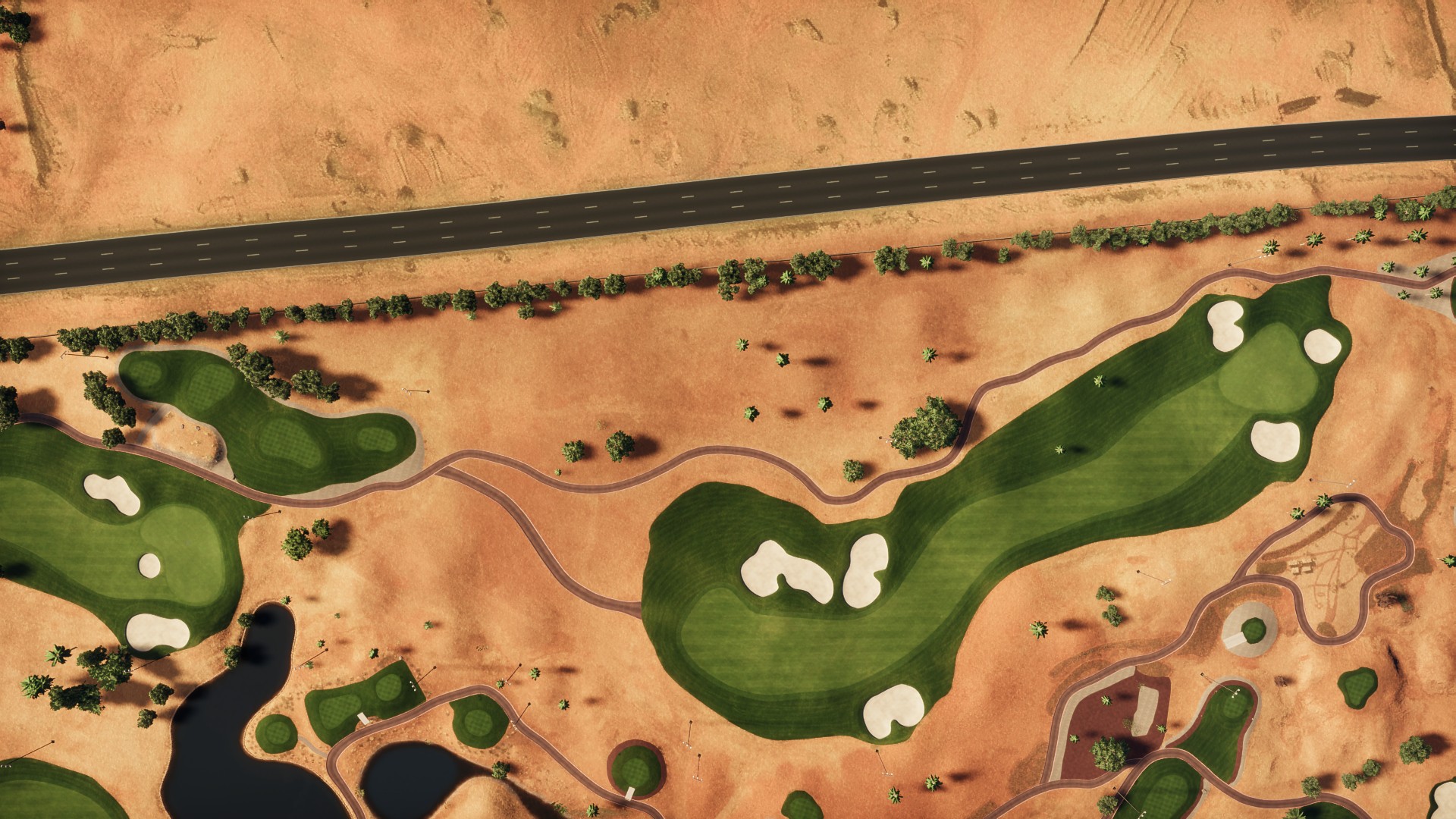 Hole 4 at Riyadh Golf Club - LIV Edition