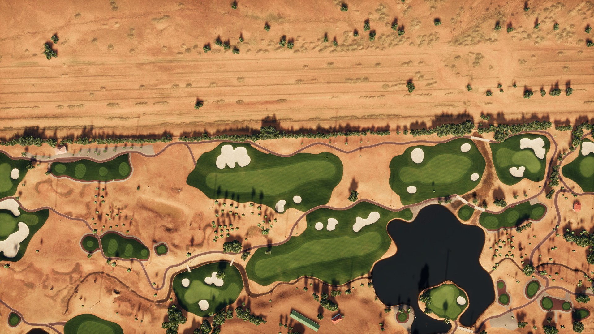 Hole 6 at Riyadh Golf Club - LIV Edition