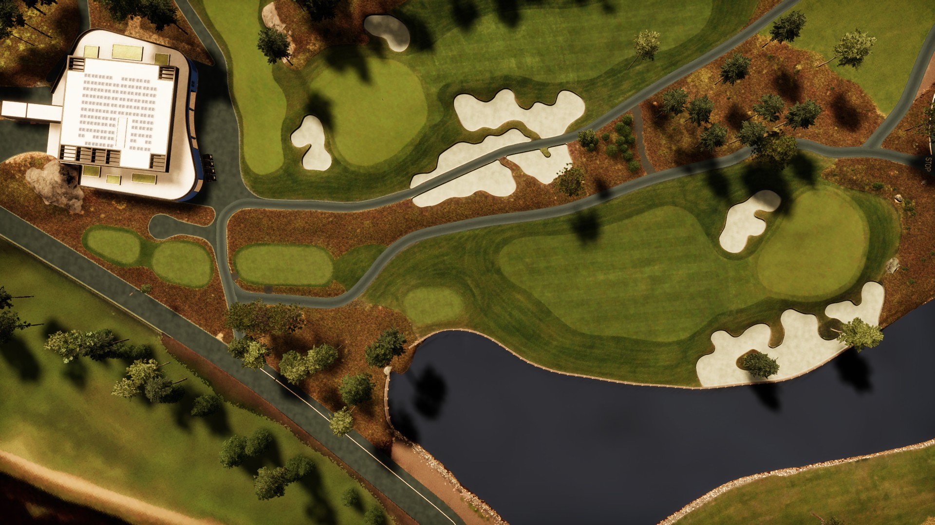Hole 1 at Rock Golf