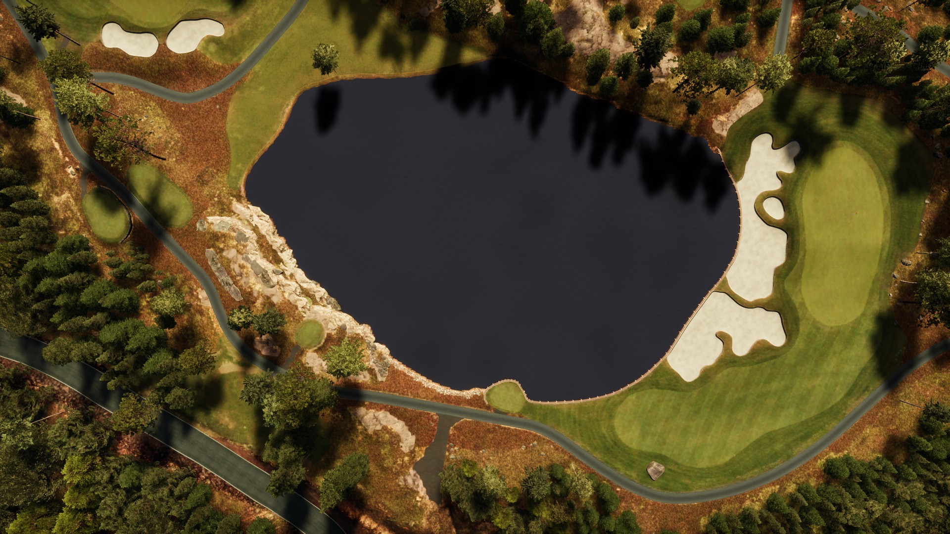 Hole 3 at Rock Golf