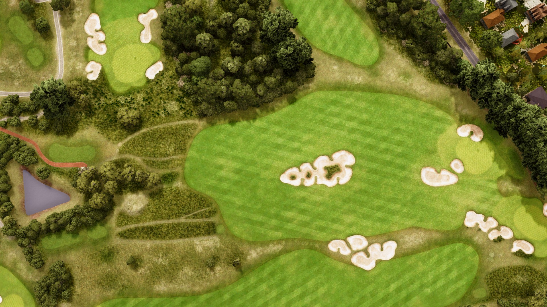 Hole 3 at Royal Melbourne Golf Club Composite Course