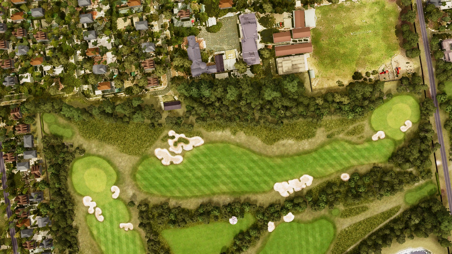 Hole 10 at Royal Melbourne Golf Club Composite Course